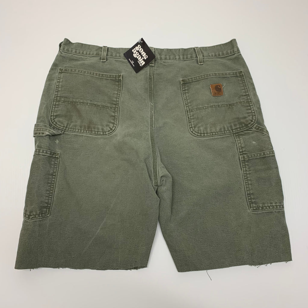 Green Carhartt Carpenter Shorts 36