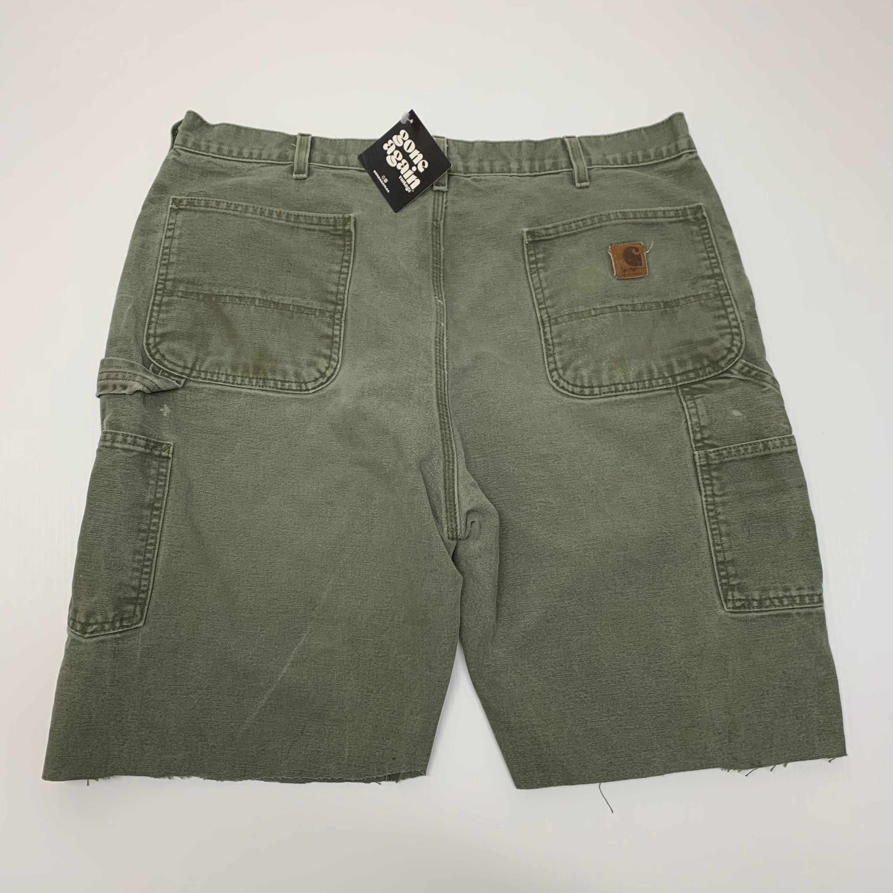 Green Carhartt Carpenter Shorts 36