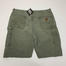 Load image into Gallery viewer, Green Carhartt Carpenter Shorts 36
