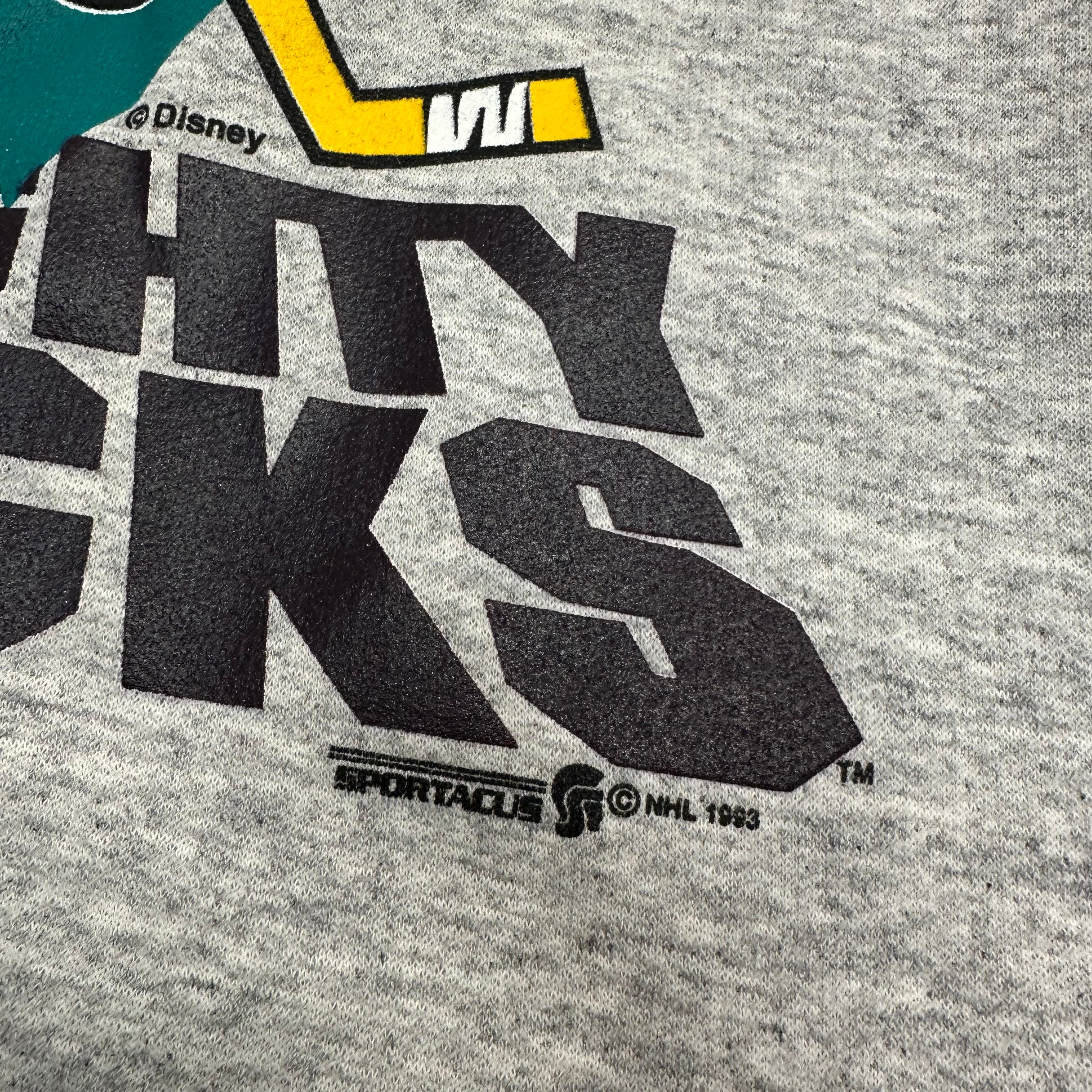 1993 Anaheim Mighty Ducks Graphic Crewneck Youth L