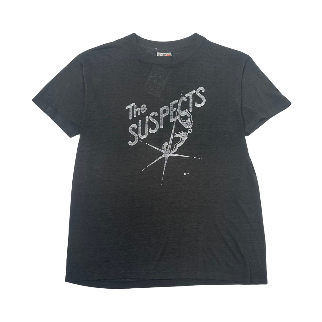 80s The Suspects Handcuffs Band Tee L
