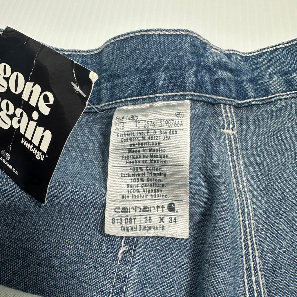 Vintage Carhartt Medium Wash Denim 35x23
