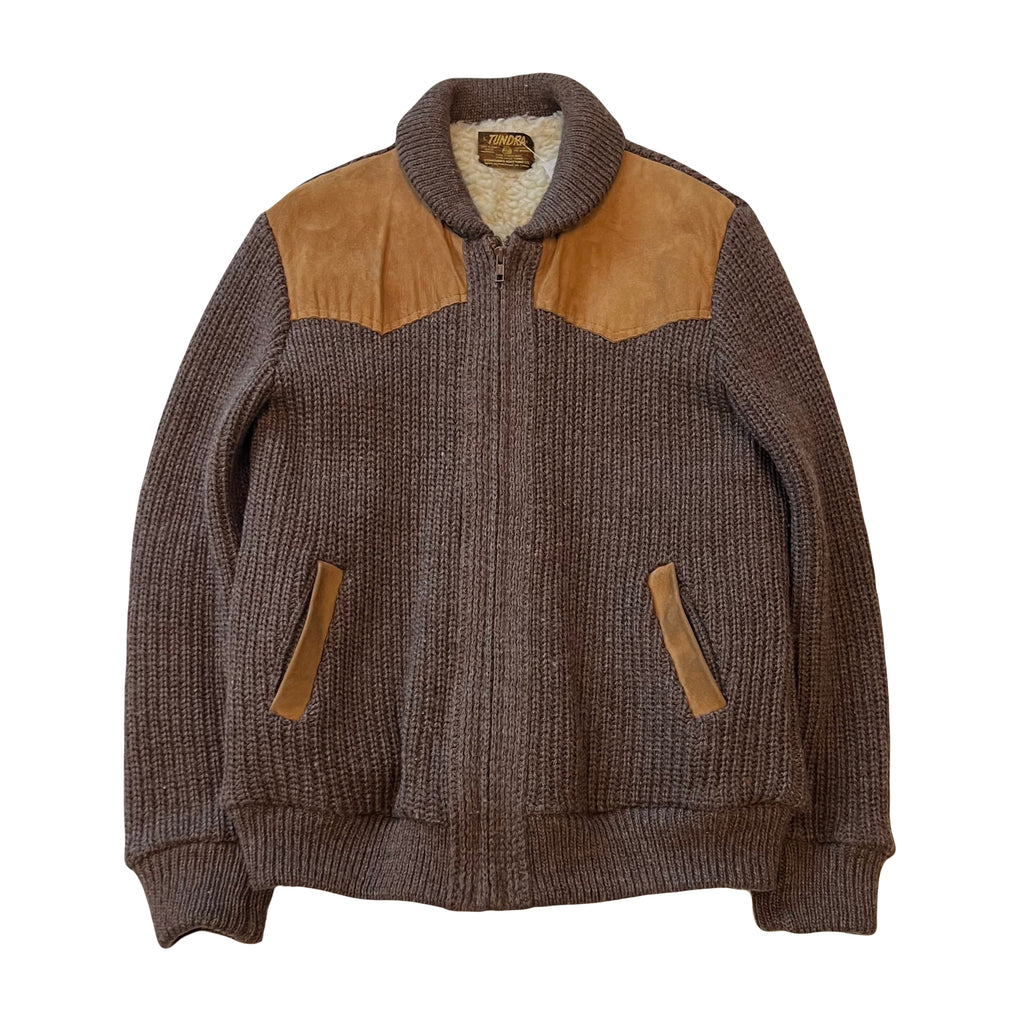 Vintage Tundra Sherpa Lined Wool Jacket L