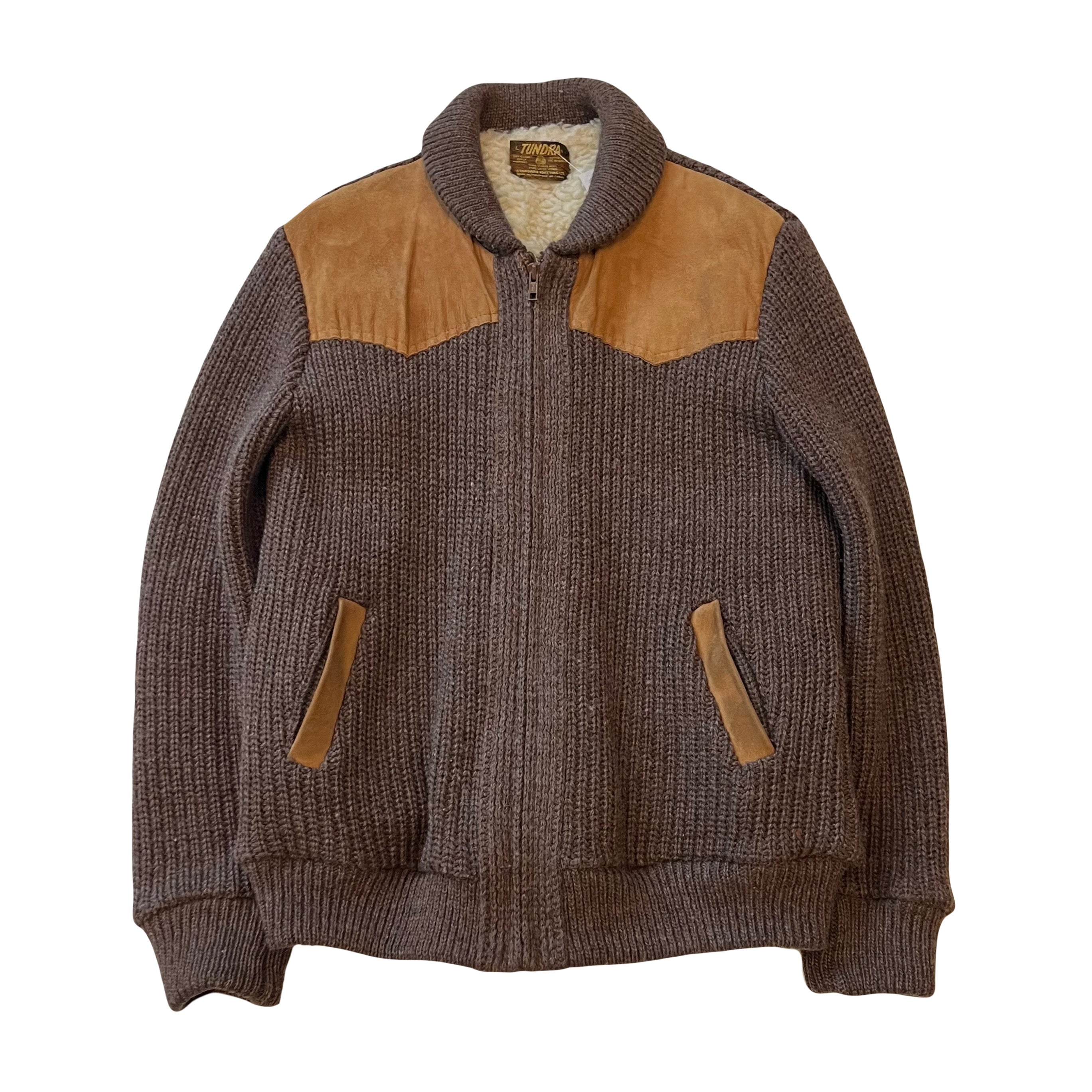 Vintage Tundra Sherpa Lined Wool Jacket L