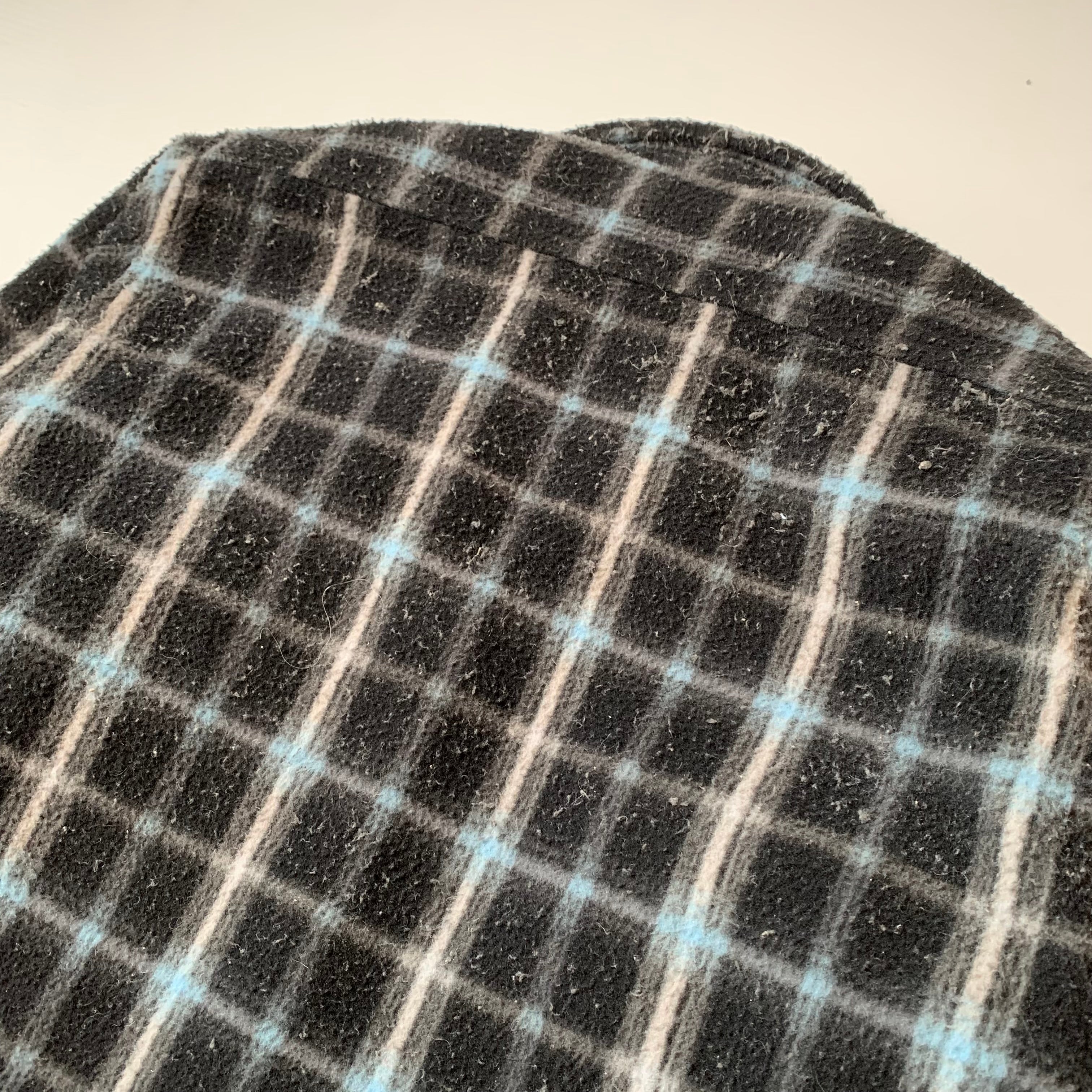 Vintage Luigi Rossi Heavy Fleece Plaid Button Up L