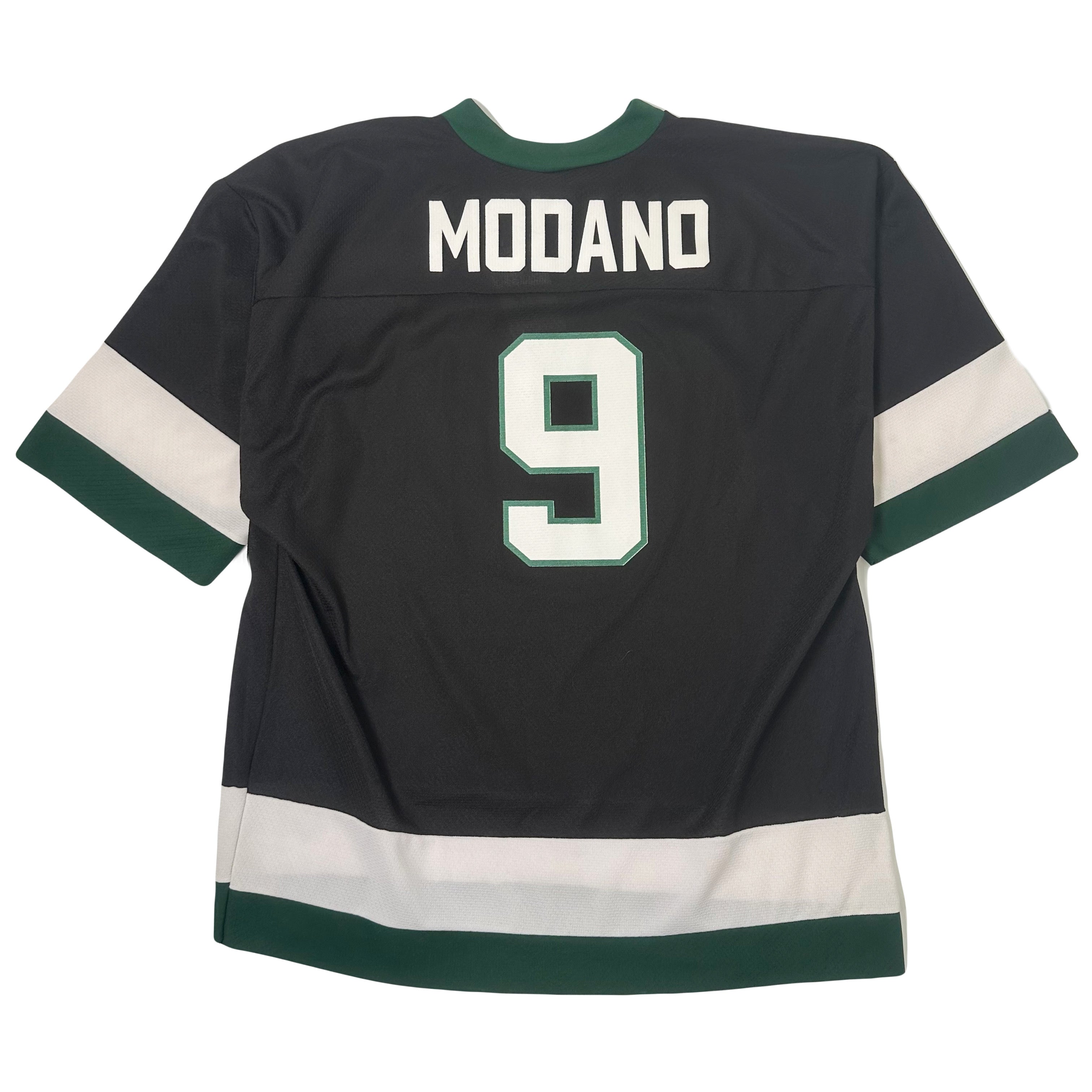 Vintage Logo 7 Dallas Stars Modano #9 Short Sleeve Jersey L