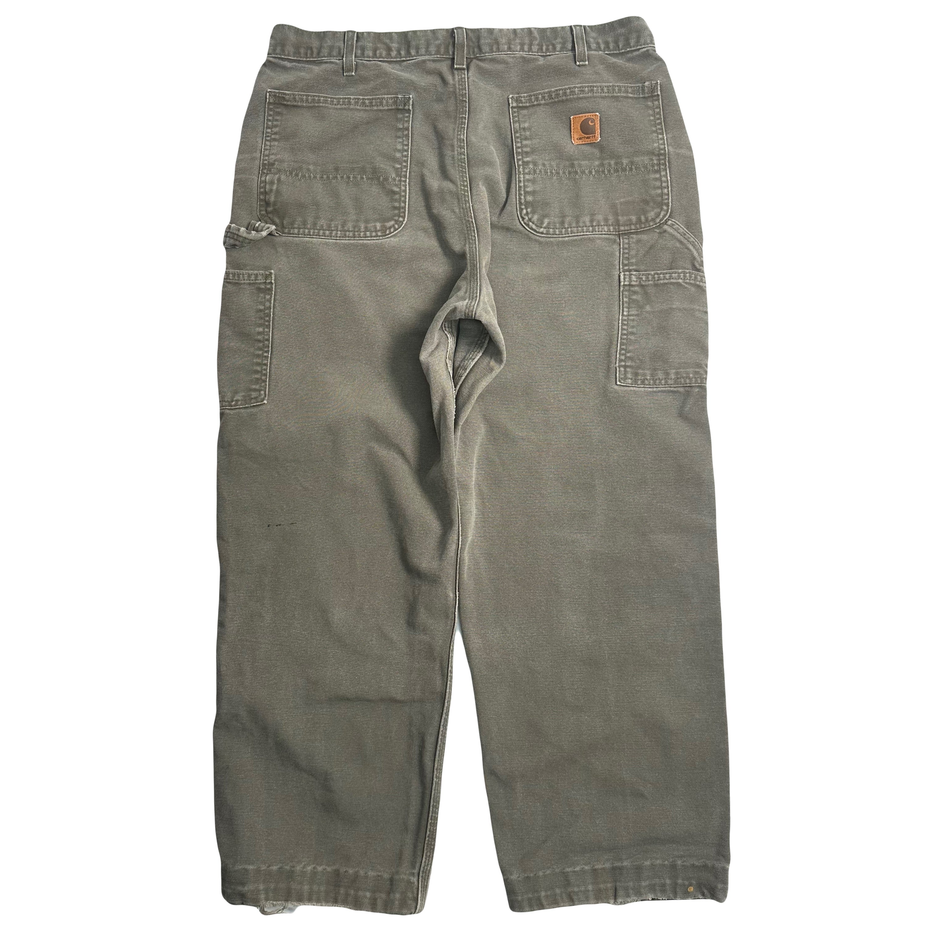 Vintage Carhartt Faded Carpenter Denim 35