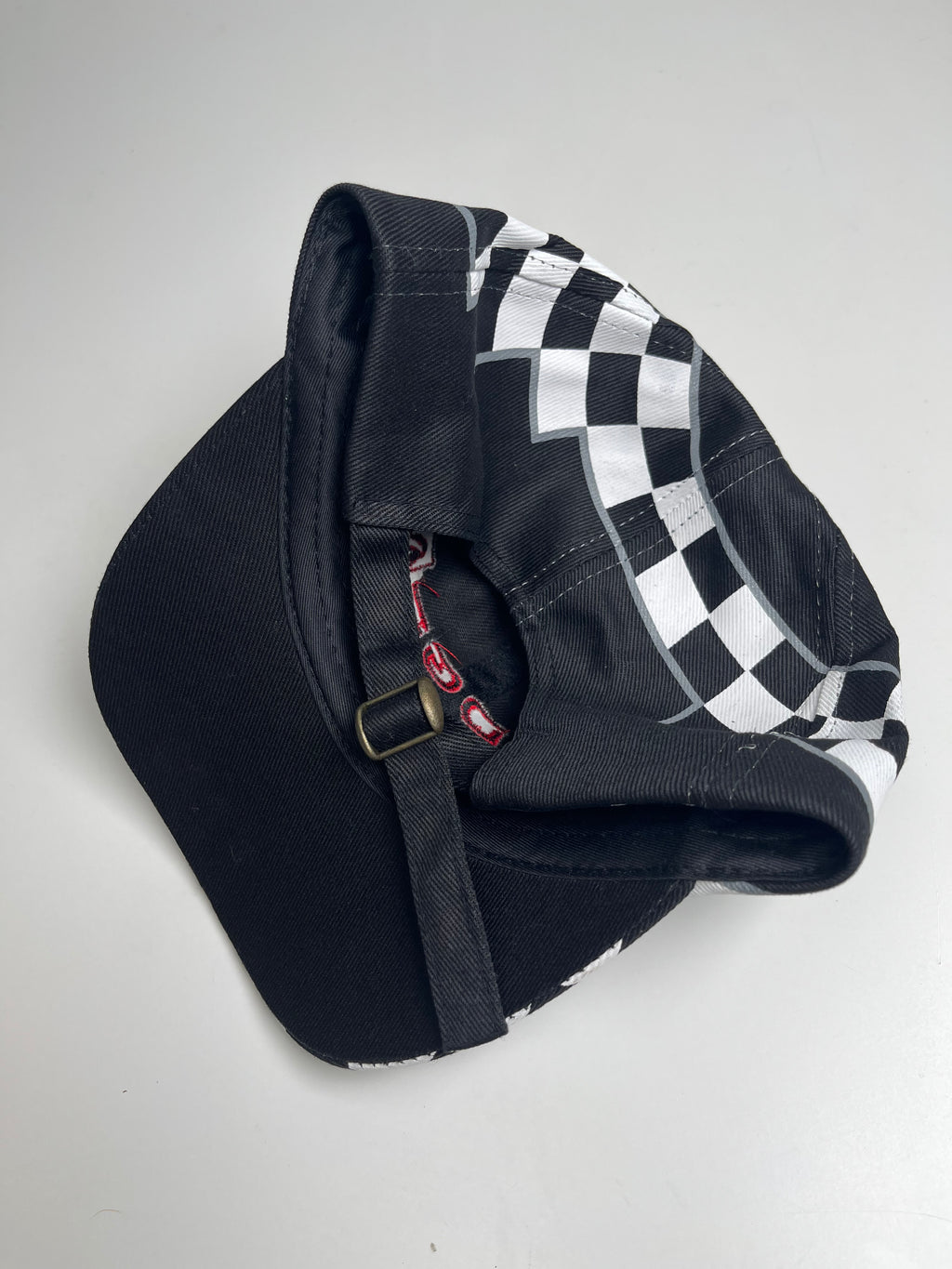 Vintage Dodge Motorsports Checkered Strapback Hat