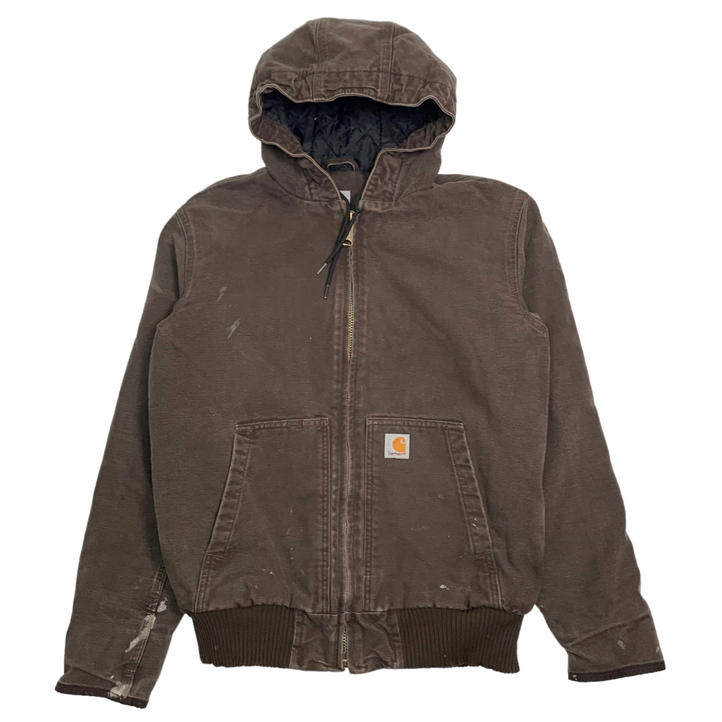 Carhartt Brown Hooded Jacket S