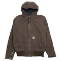 Carhartt Brown Hooded Jacket S