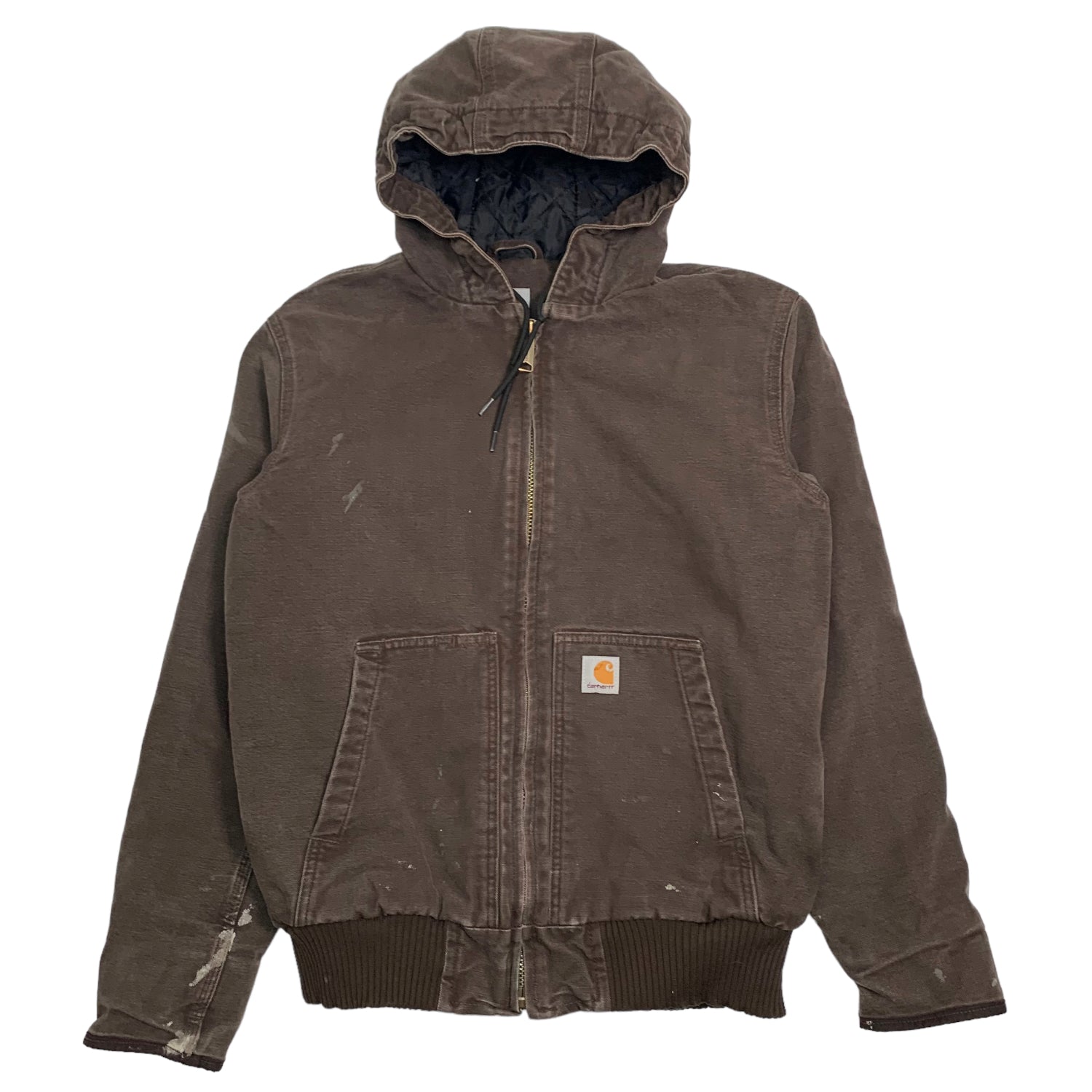 Carhartt Brown Hooded Jacket S