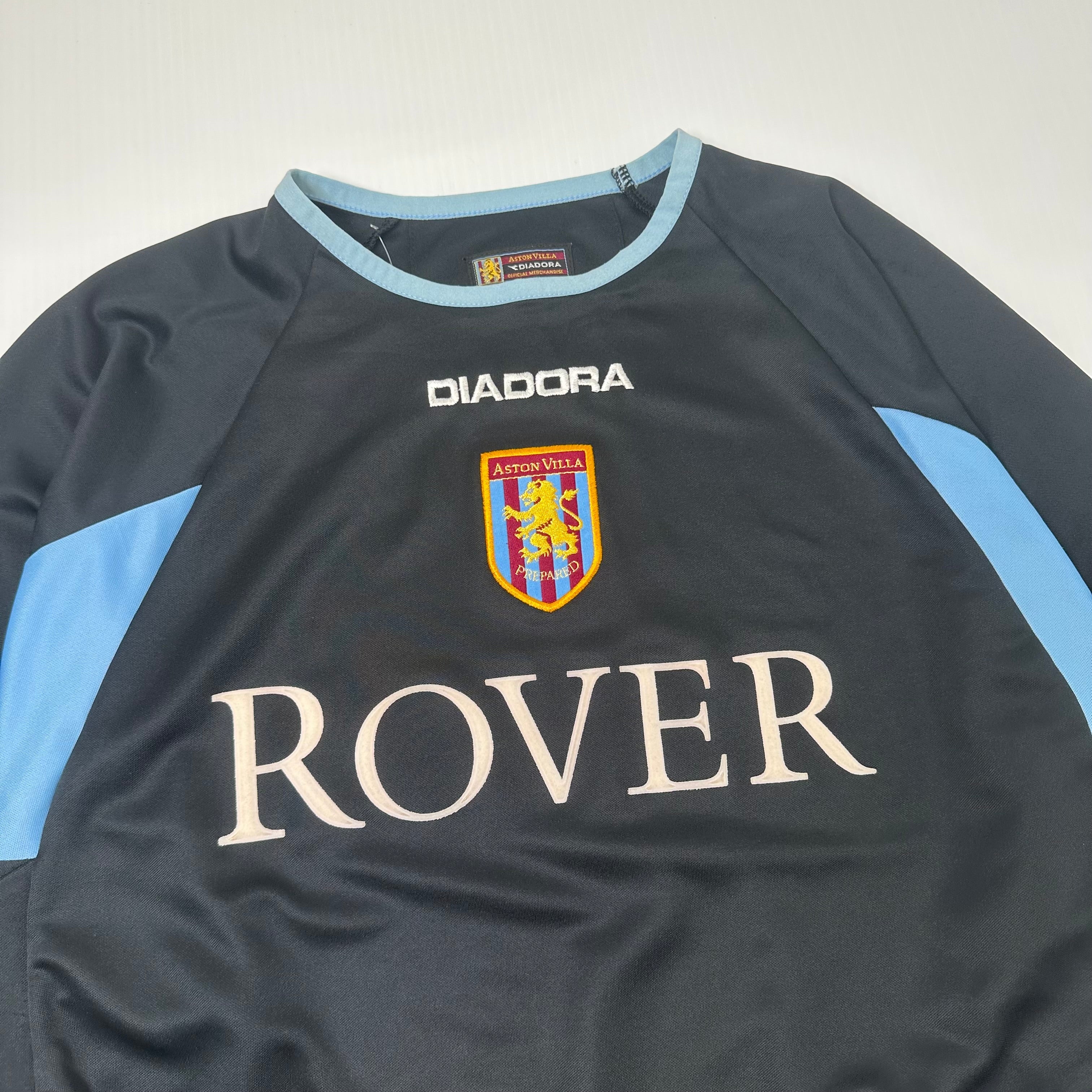 2003-04 Diadora Aston Villa Longsleeve Goalkeeper Kit L