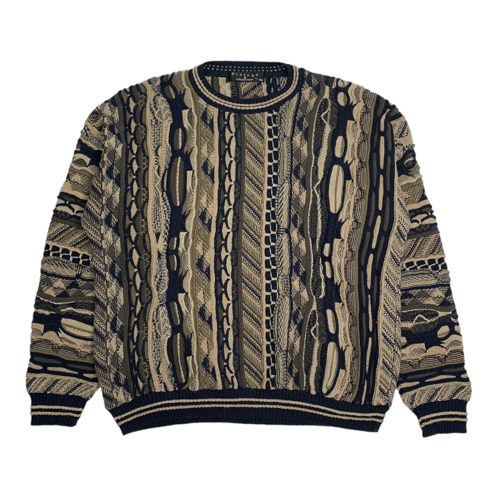 Vintage Protege 3D Knit Sweater XL