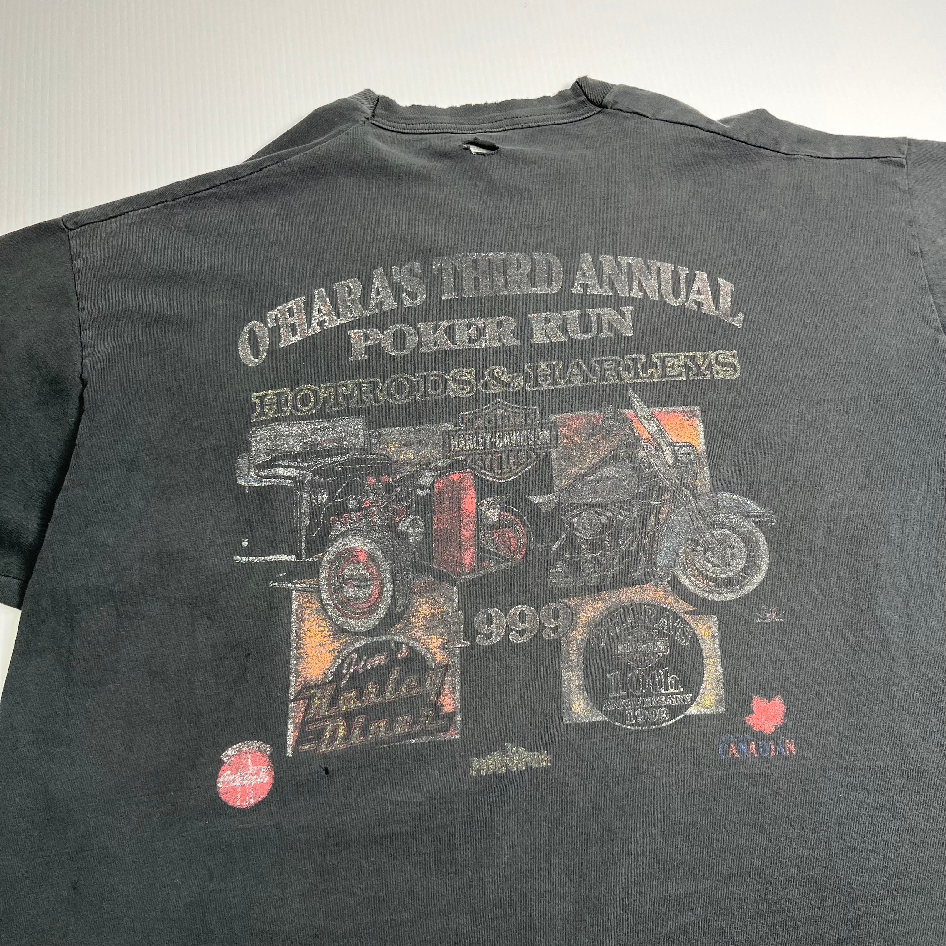 1999 Hot Rods & Harleys Faded Graphic Tee XXL