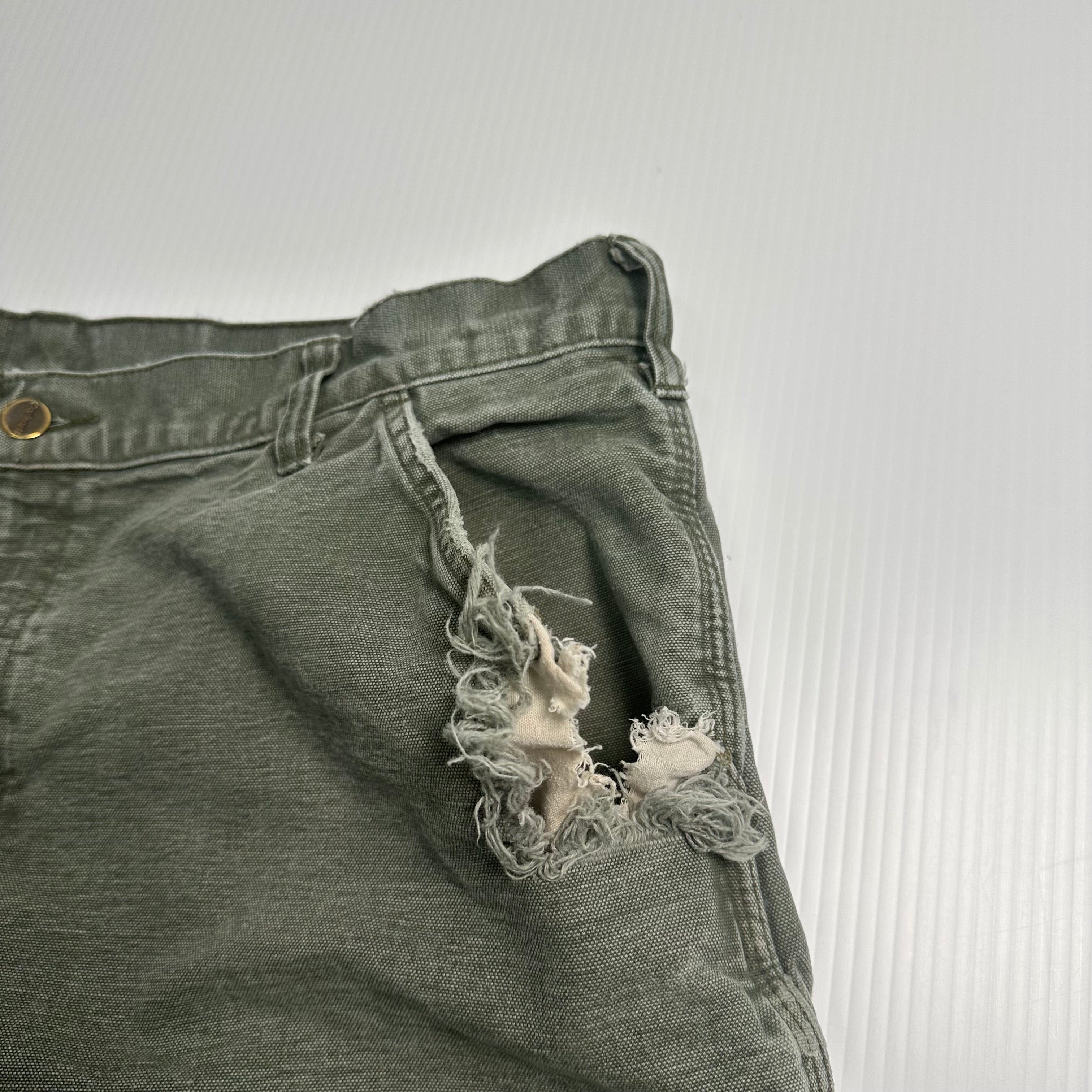 Vintage Carhartt Faded Carpenter Denim 38