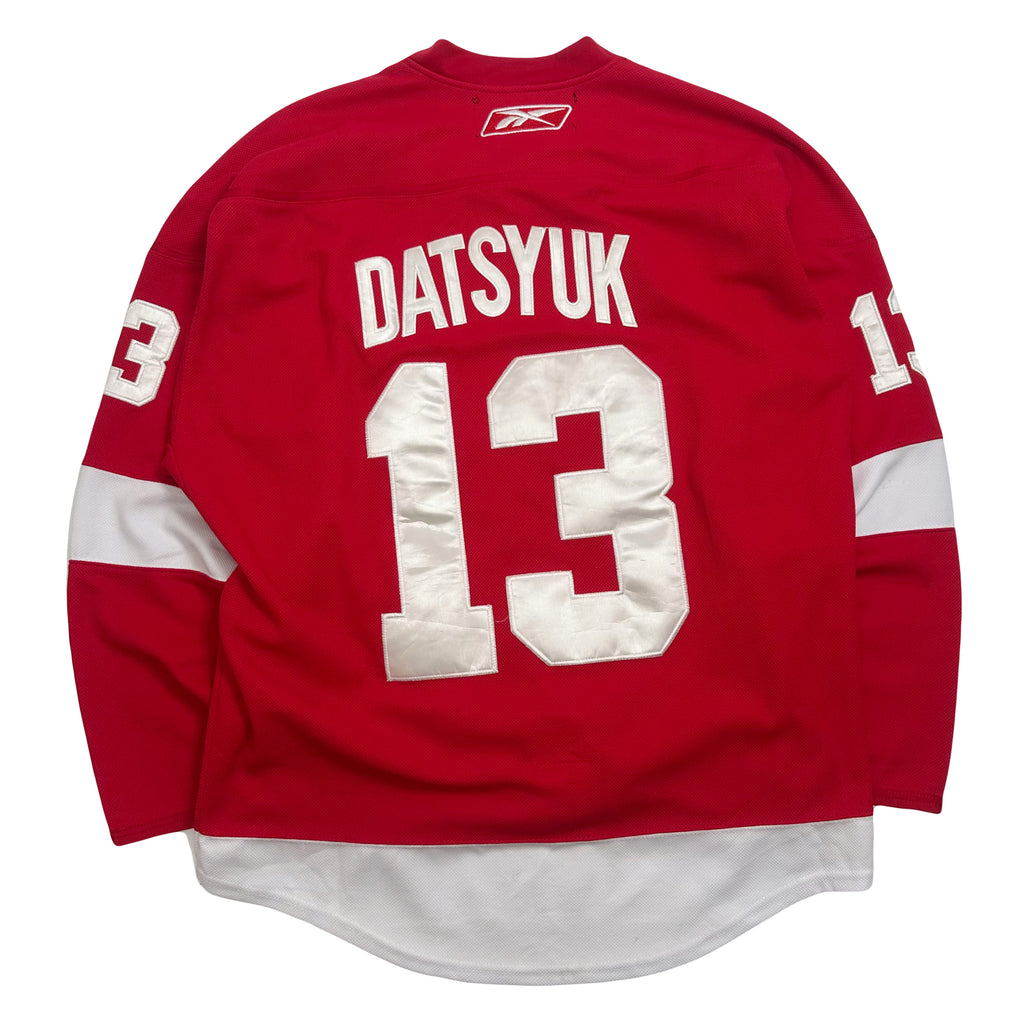 Reebok Detroit Red Wings NHL Datsyuk #13 Jersey 52