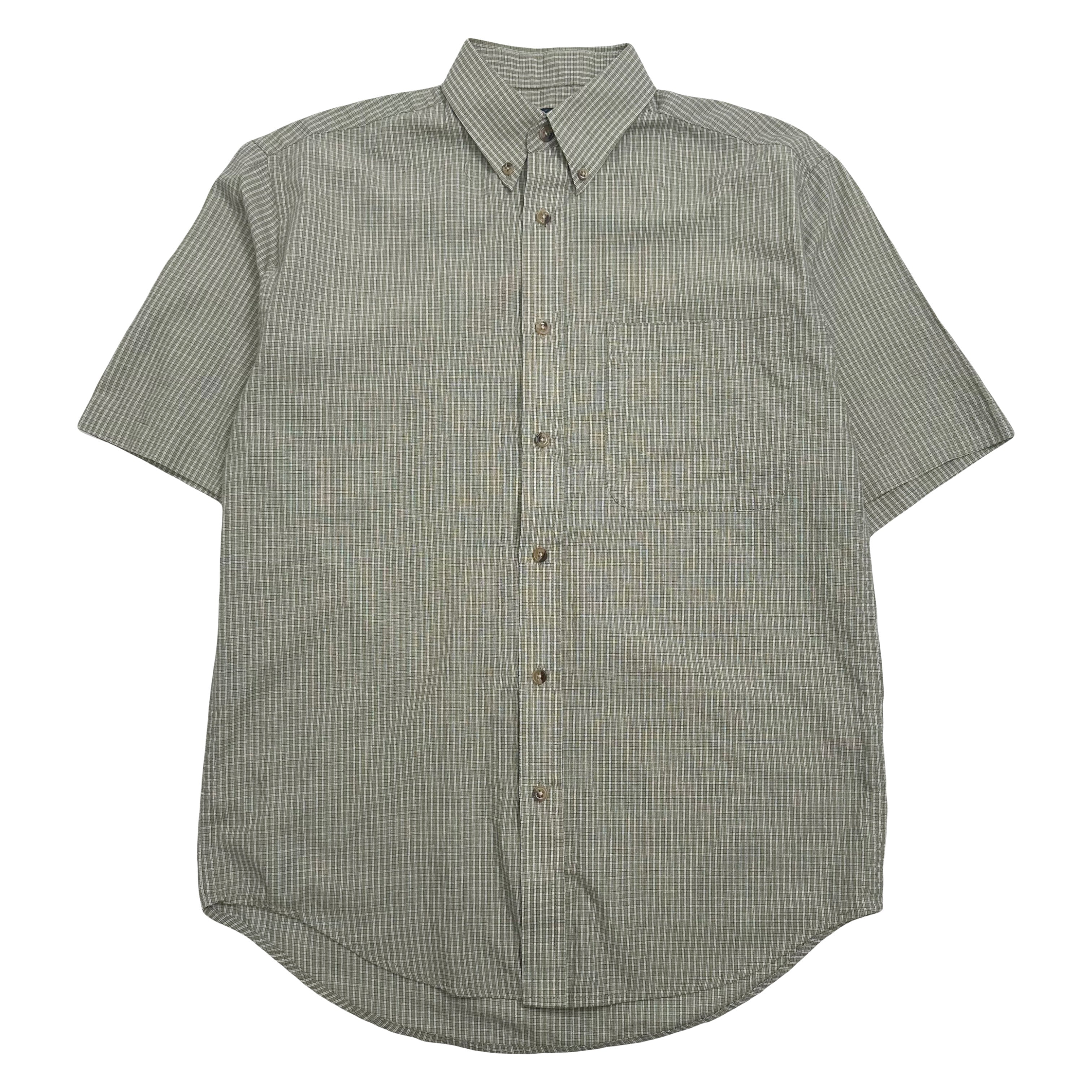 Puritan Plaid Short Sleeve Button Up Shirt S