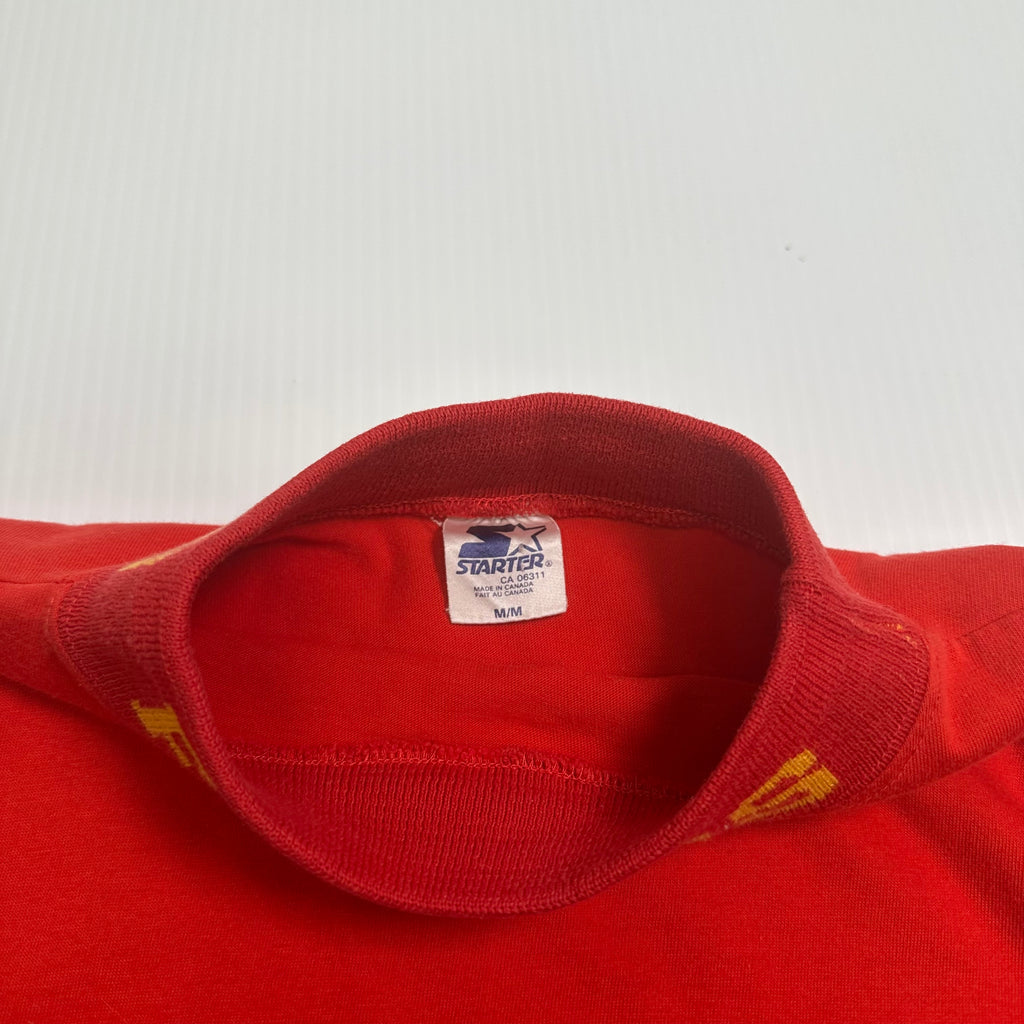 90s Starter NHL Calgary Flames Mini Logo Tee M
