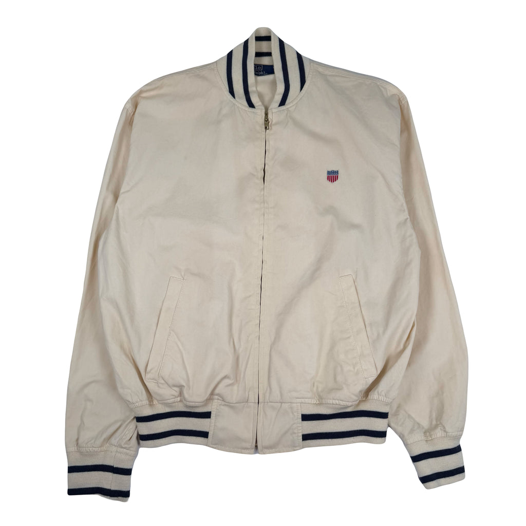 Vintage Polo Ralph Lauren Badge Logo Light Jacket M