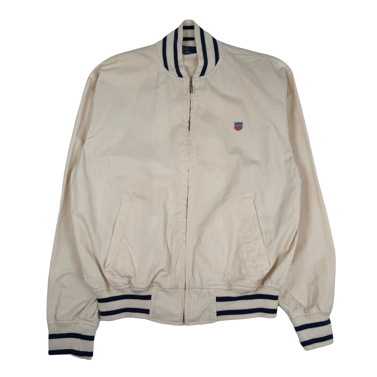 Vintage Polo Ralph Lauren Badge Logo Light Jacket M