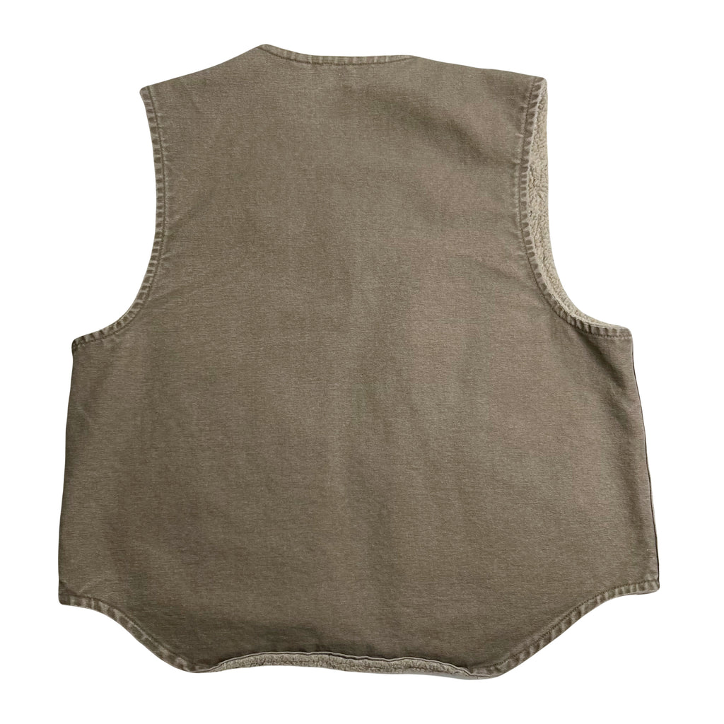 Vintage Carhartt Sherpa Lined Vest L