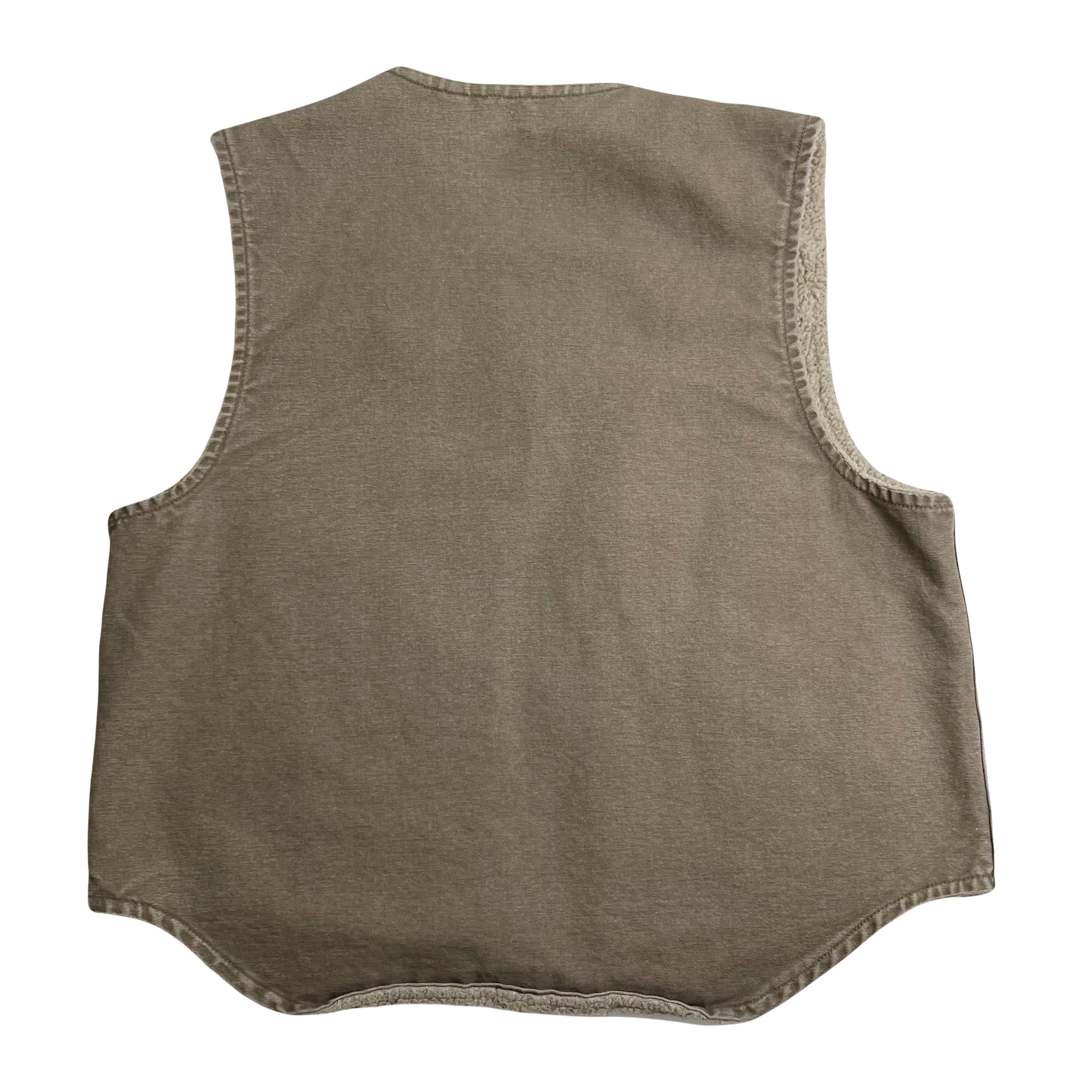 Vintage Carhartt Sherpa Lined Vest L
