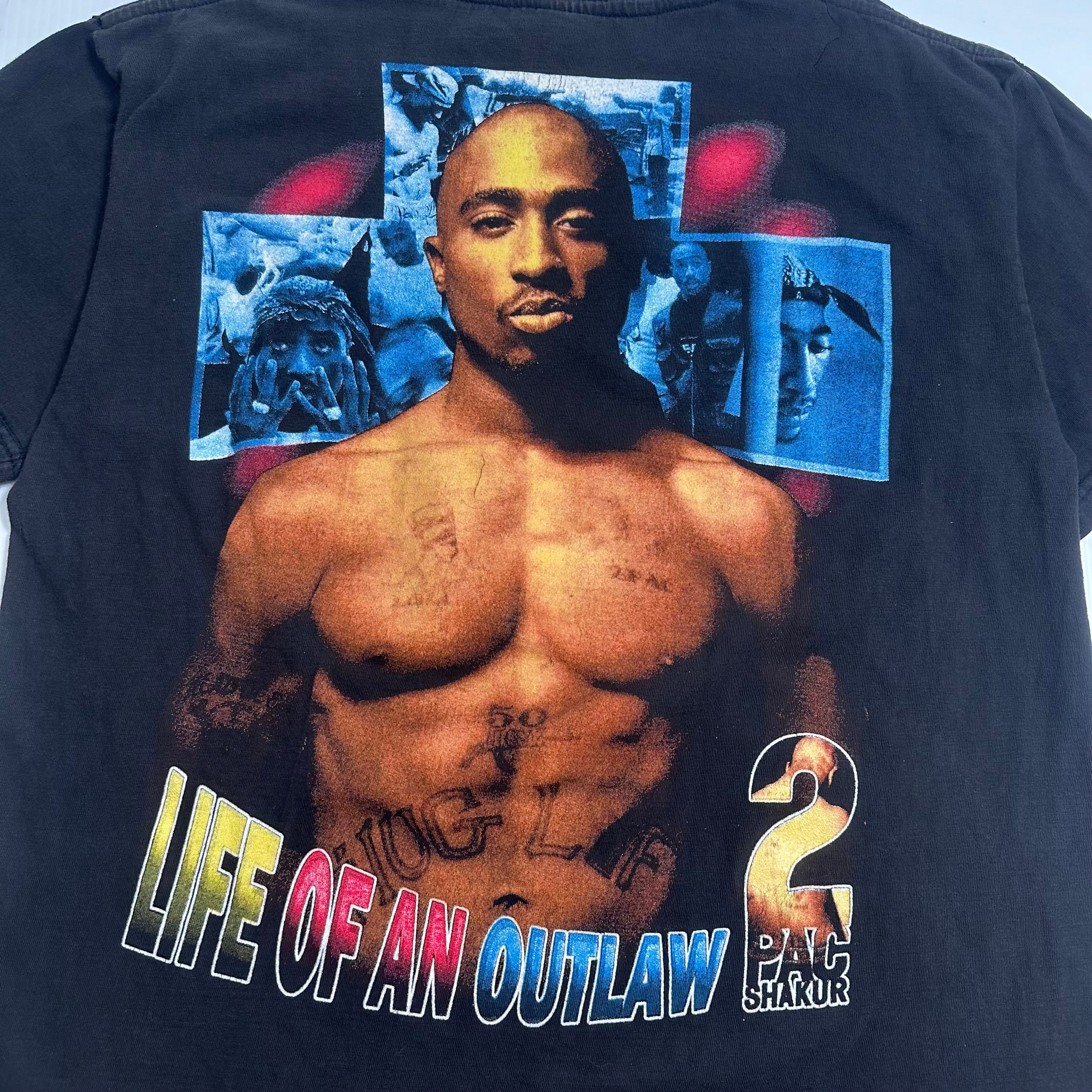 2Pac Makaveli Rap Tee L