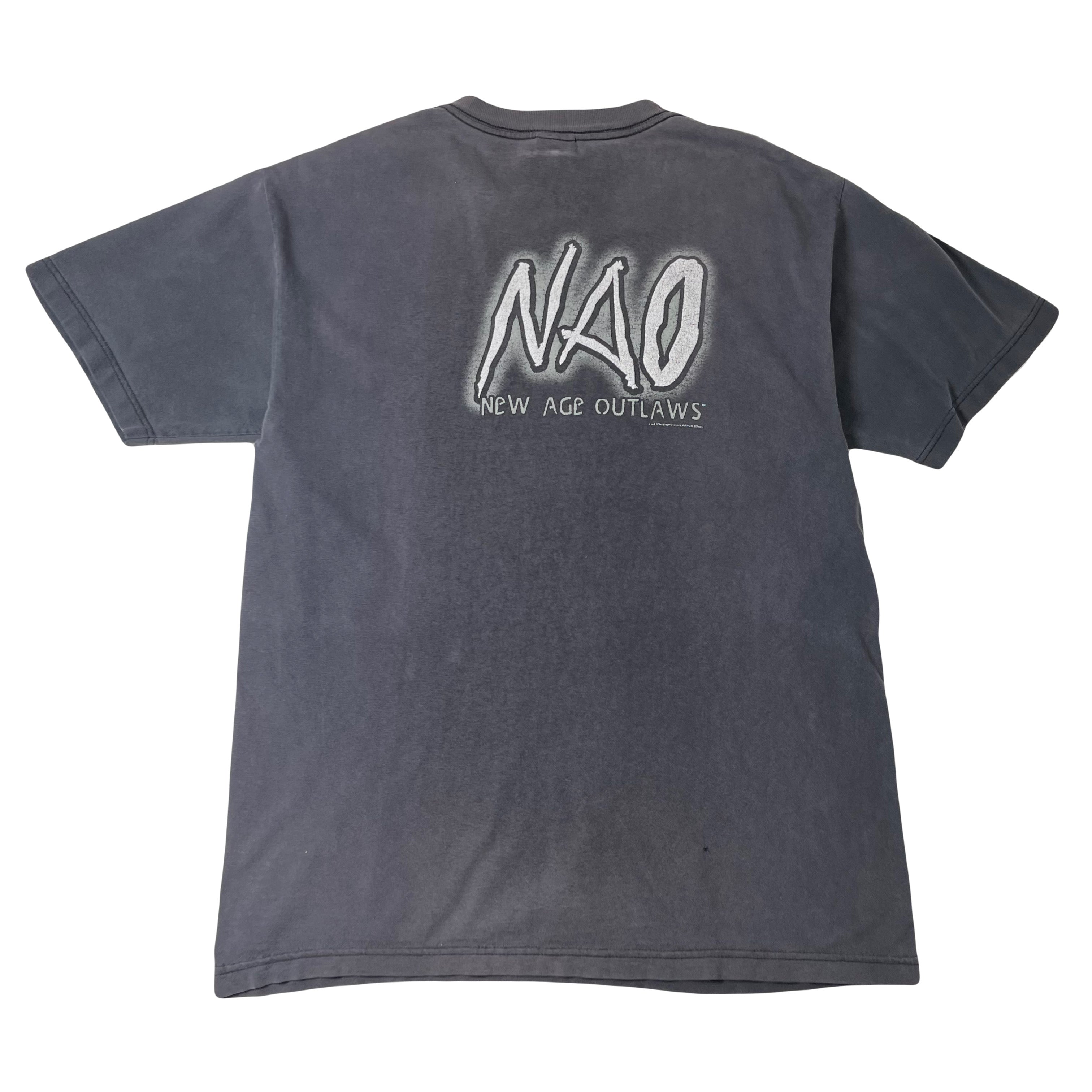 Vintage WWF New Age Outlaws Bad Ass Wrestling Tee L