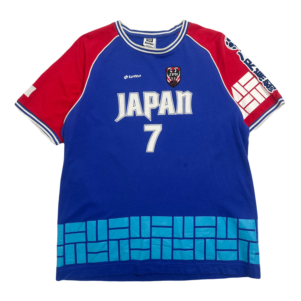 Vintage Lotto Japan Soccer Jersey Tee M