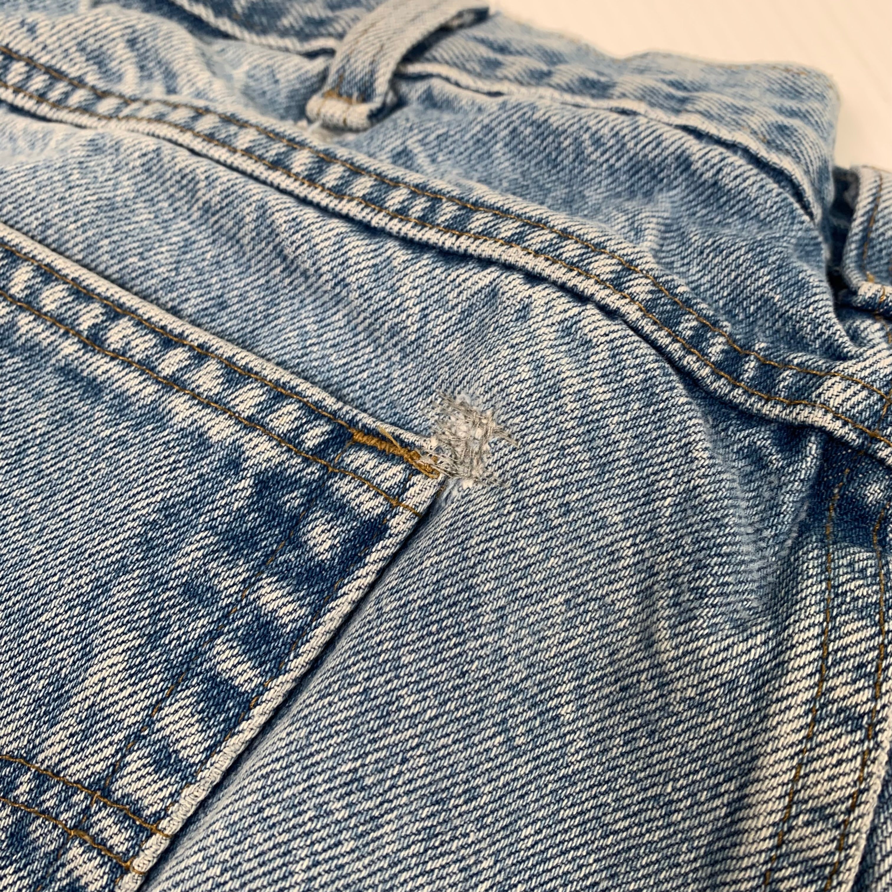 Vintage Carhartt Light Wash Carpenter Denim 36