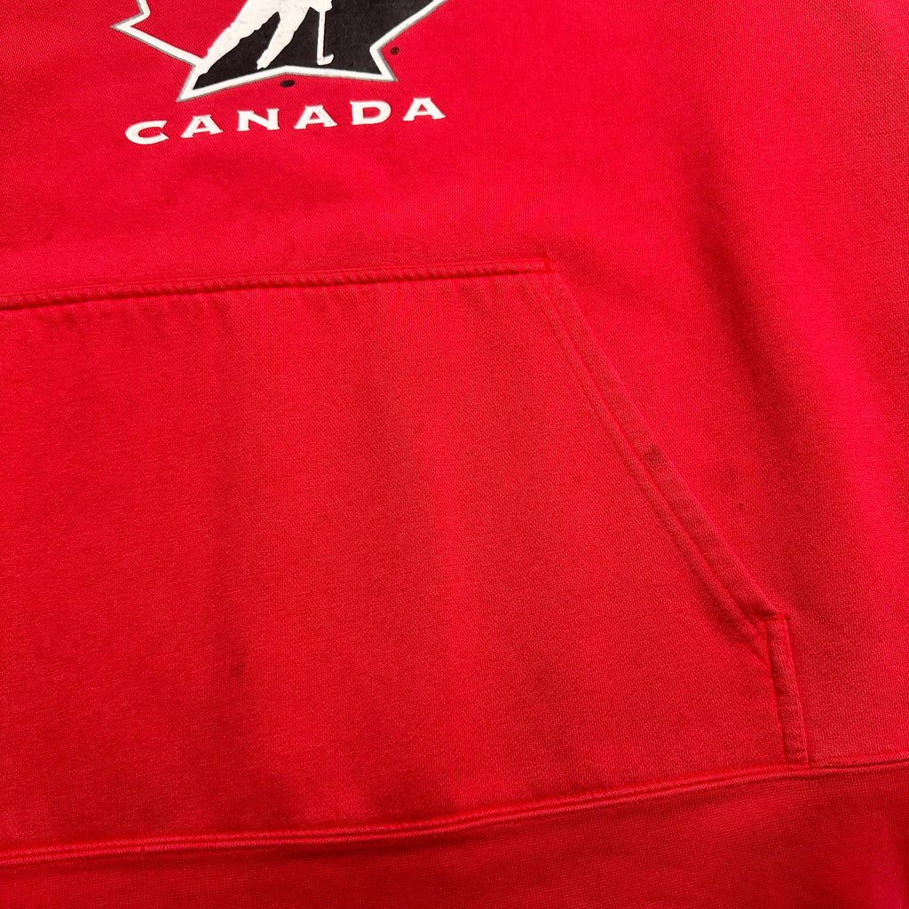 Vintage Nike Canada Hockey Centre Swoosh Hoodie XXL