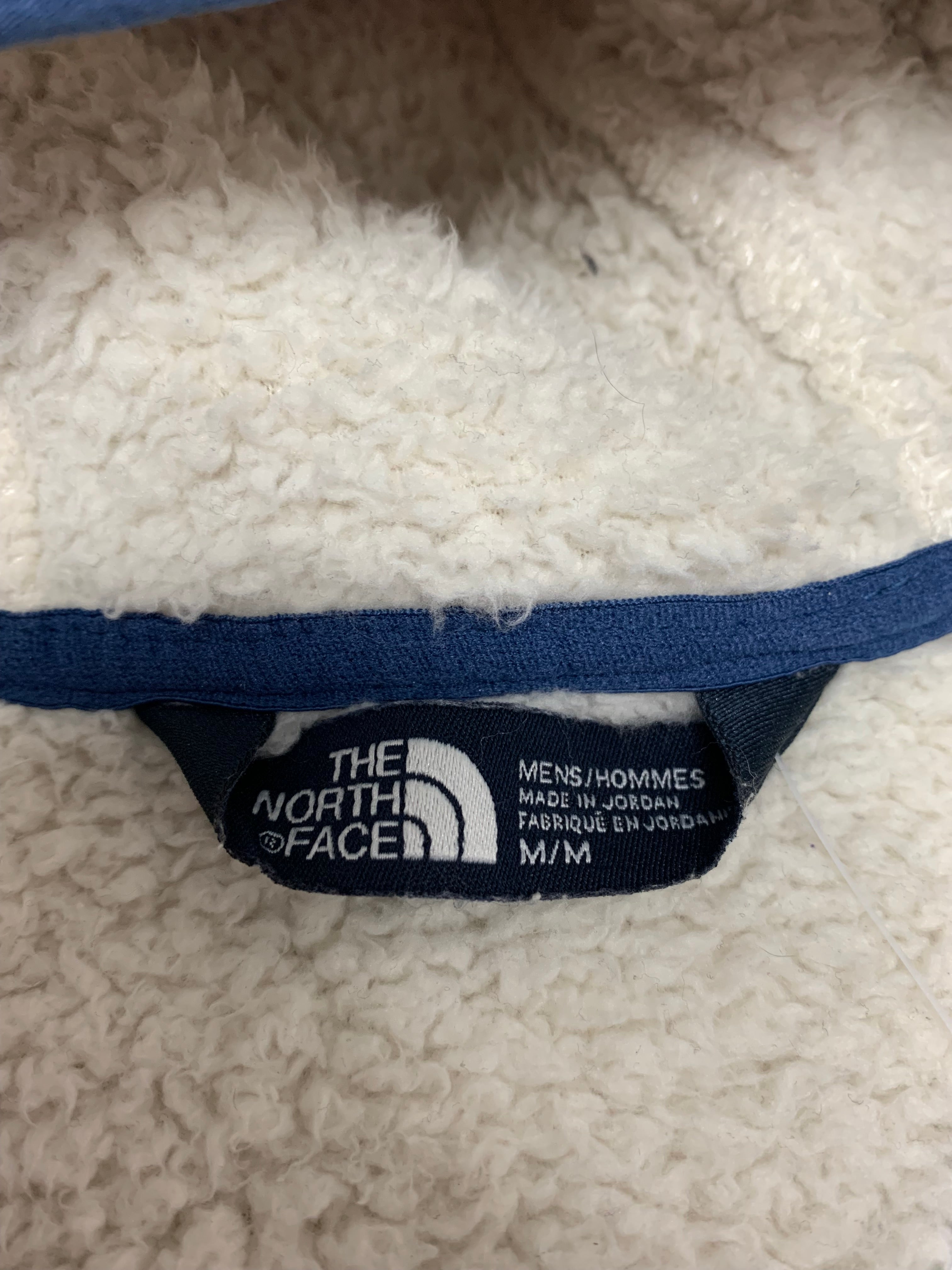 TNF Hooded Fleece Anorak Jacket M