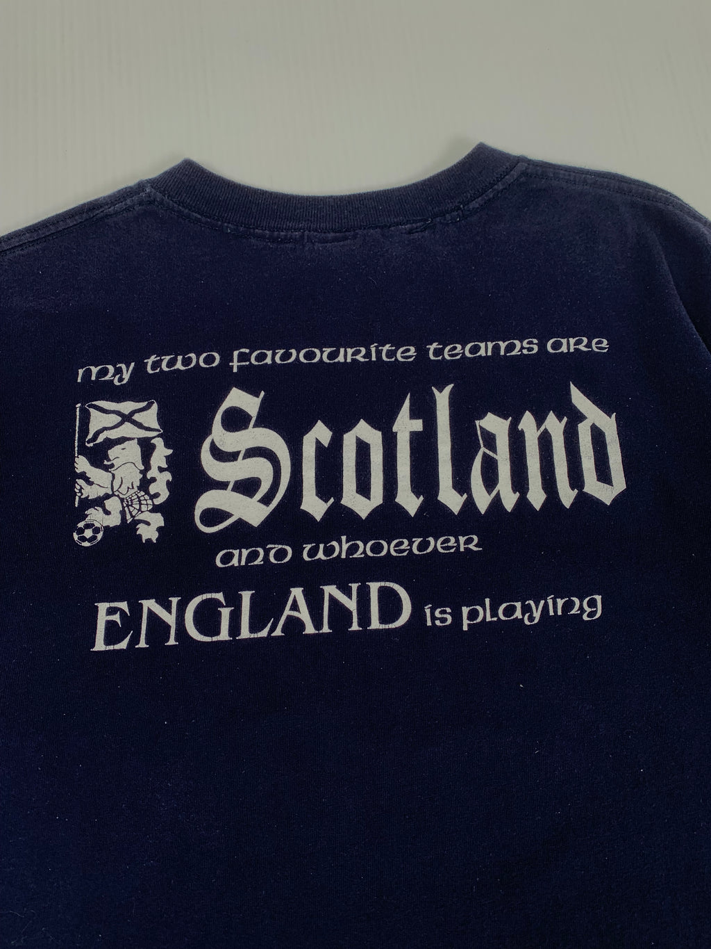 Vintage Scotland & Whoever England Is Playing Tee M