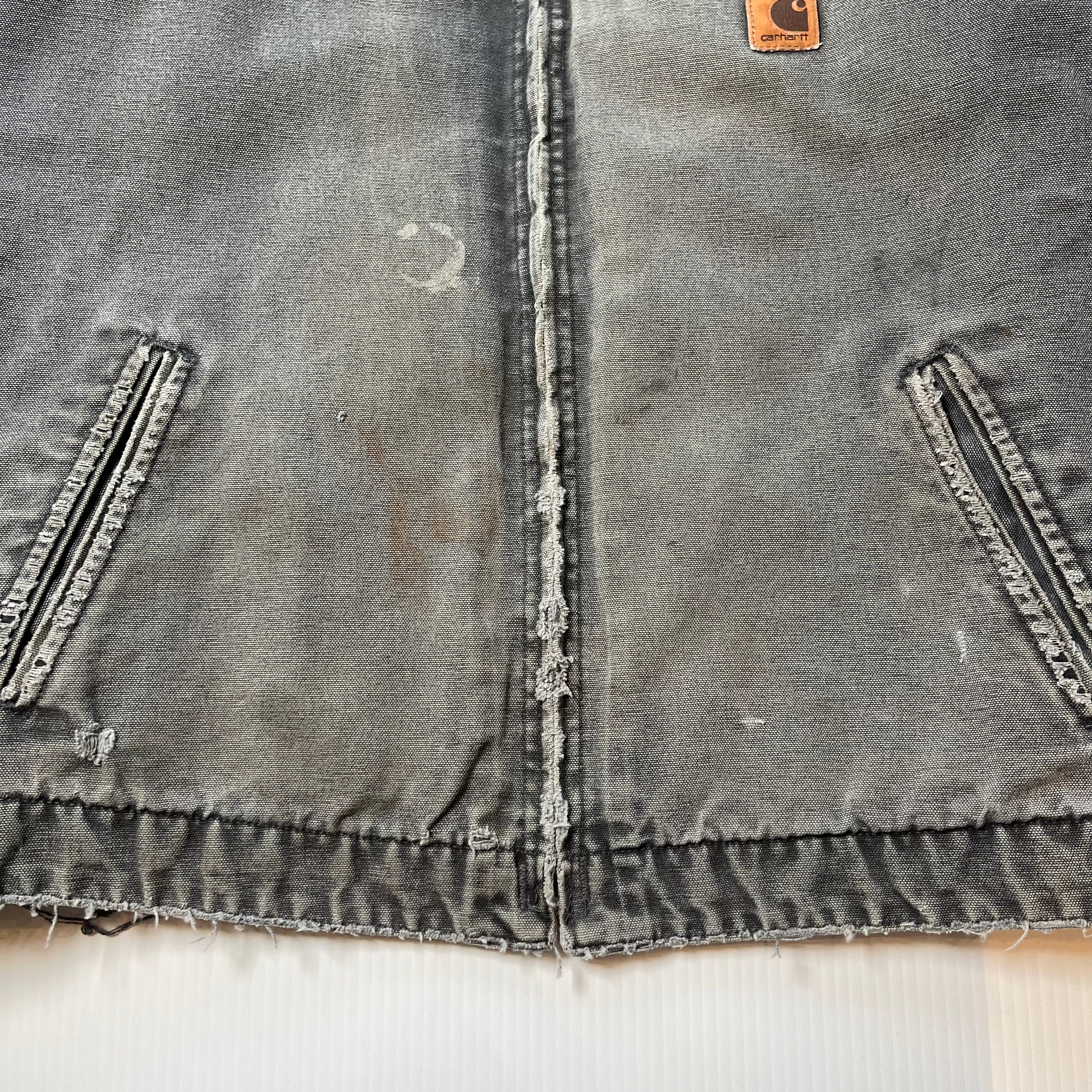 Vintage Carhartt J97 Pantera Drilling Distressed Detroit Jacket XL