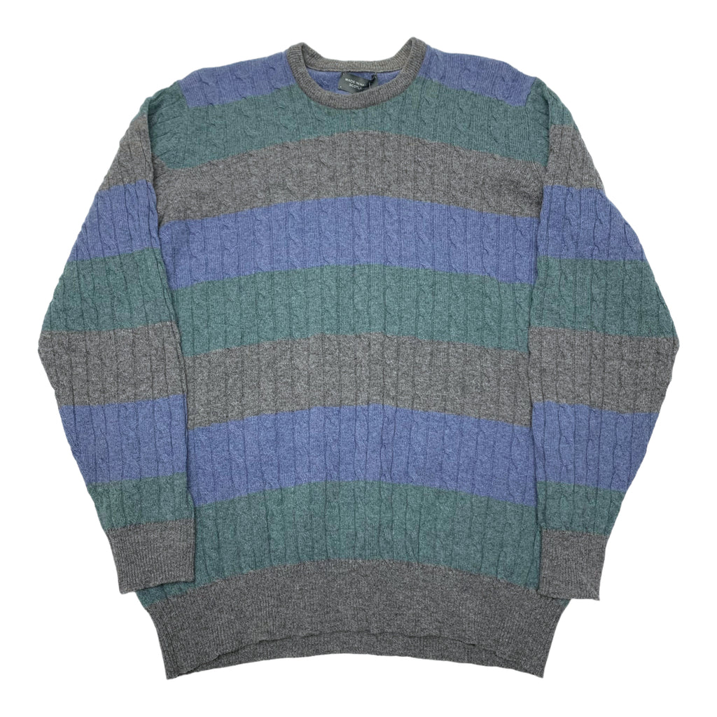 Vintage Hawick Striped Knit L
