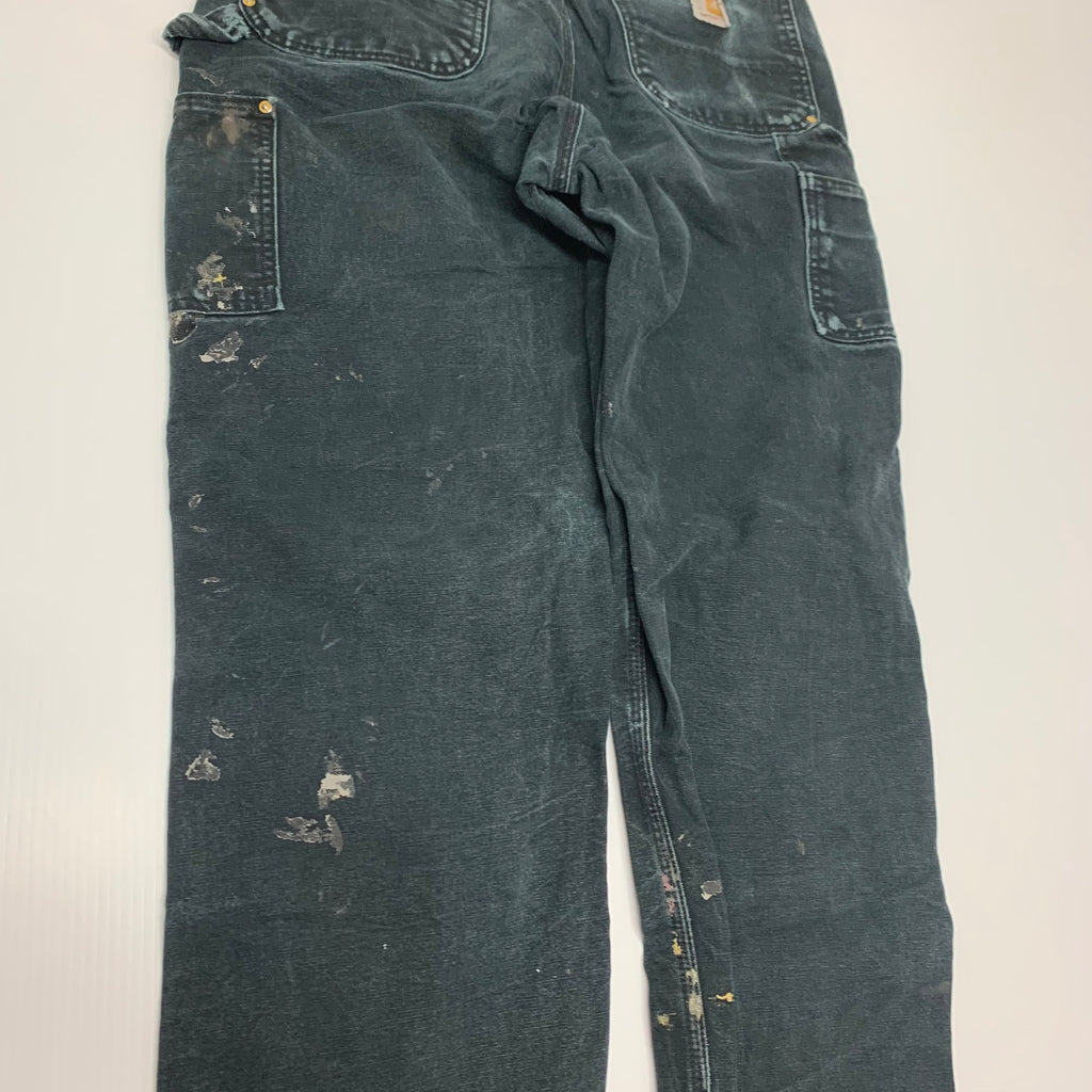 Carhartt Faded/Distressed Black Double Knees 33x34