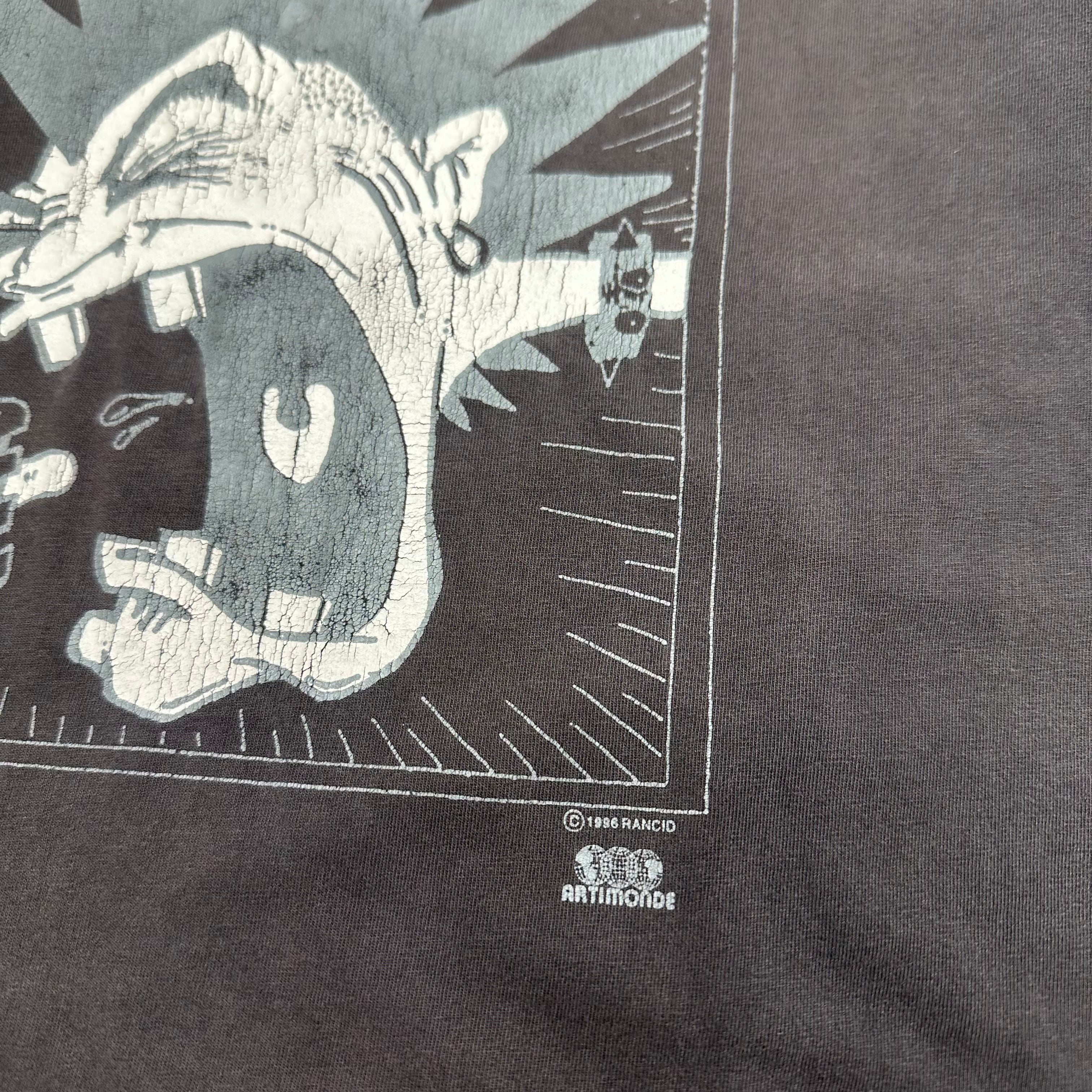 1996 Rancid Give 'Em The Boot Faded Tee XL