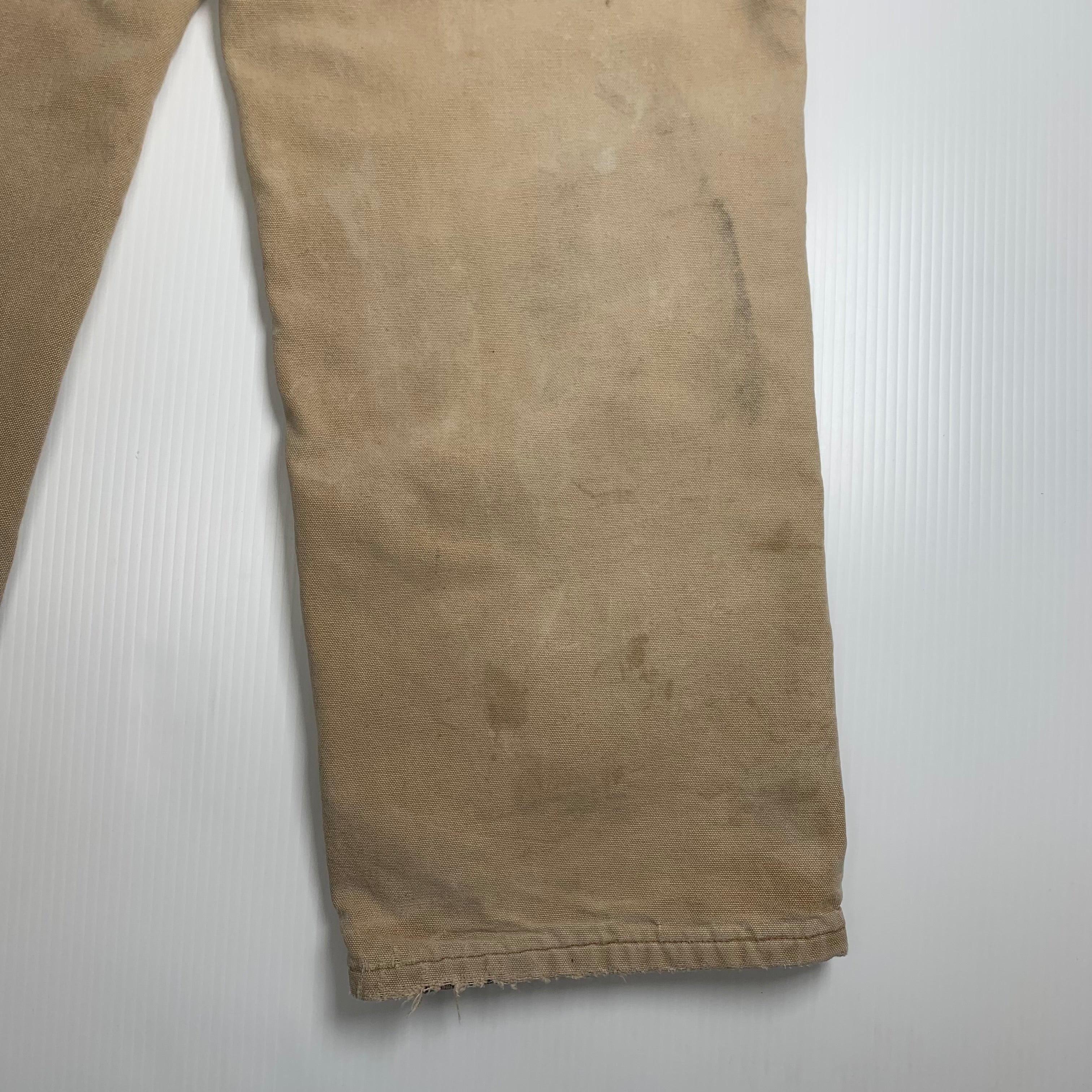 Vintage Carhartt Blanket Lined Faded Carpenter Pants 38