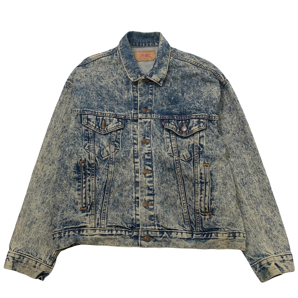 Vintage Levi's Acid Wash Denim Jacket XL