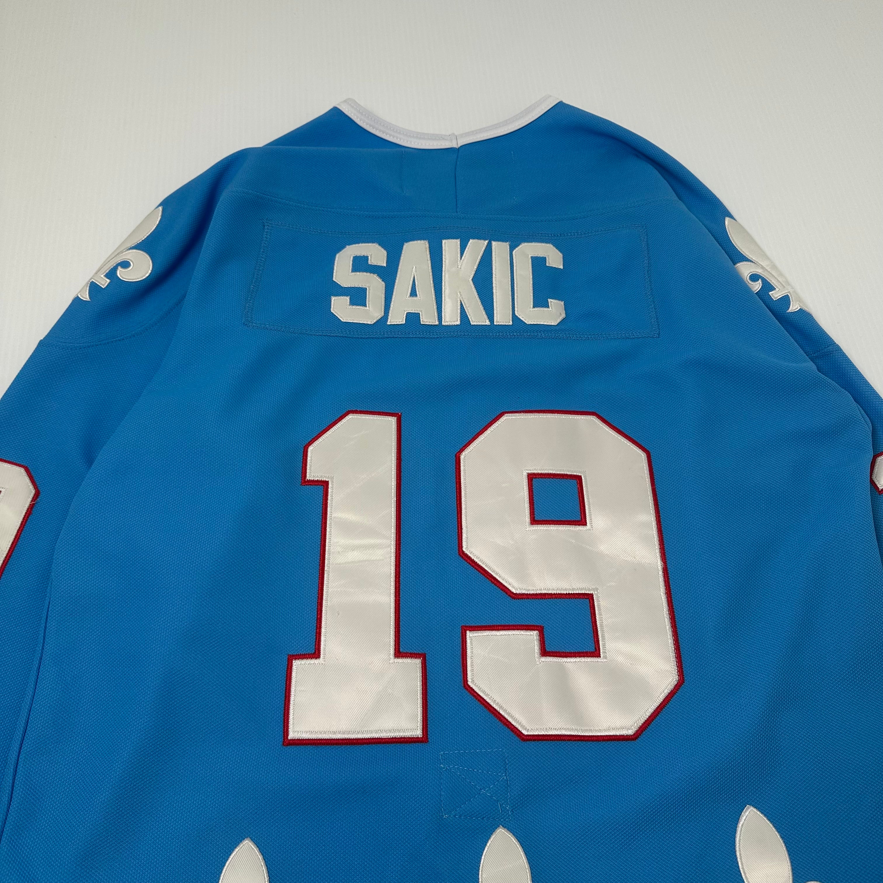CCM Quebec Nordiques Sakic #19 NHL Hockey Jersey 50