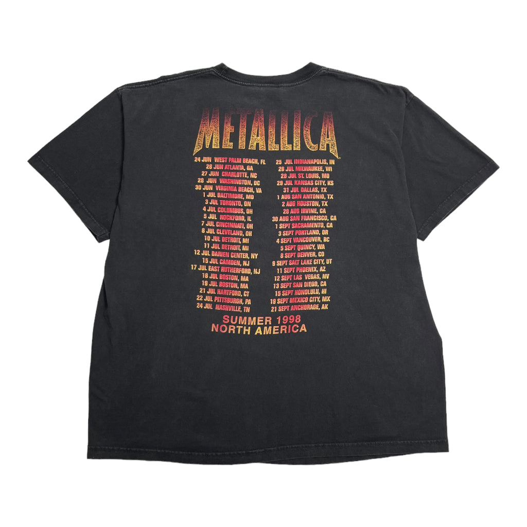 1998 Metallica Summer Tour Tee XL