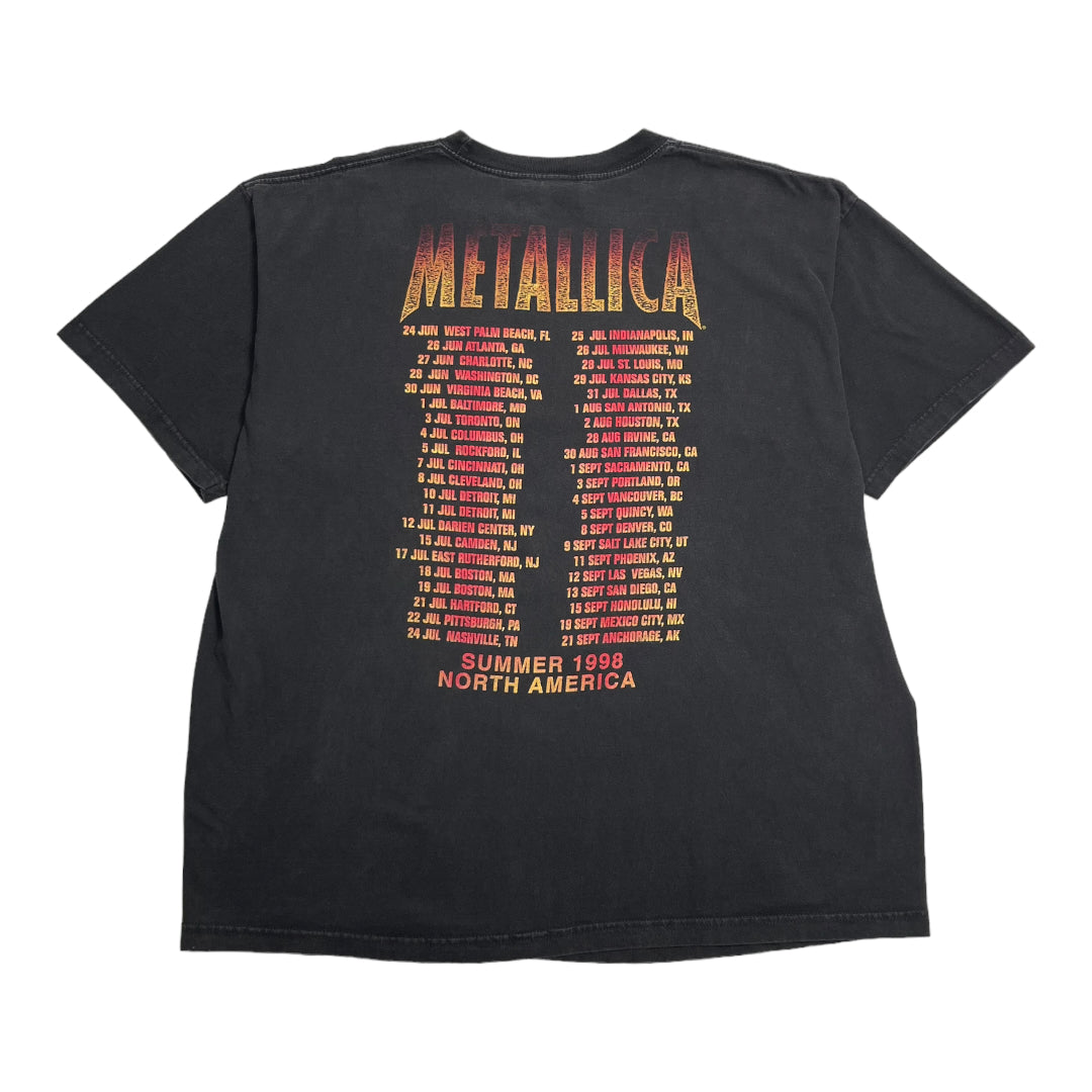 1998 Metallica Summer Tour Tee XL