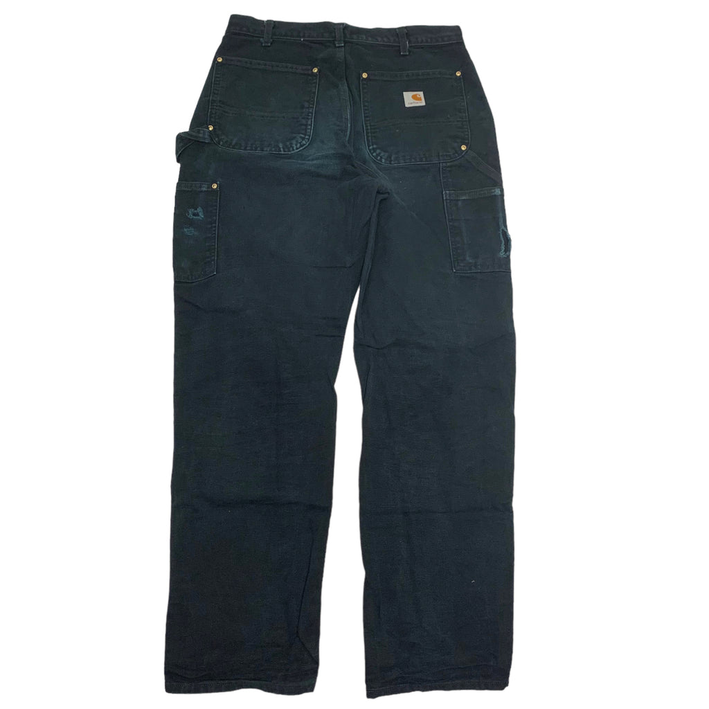 Carhartt Black Double Knee Denim 32x32 1013