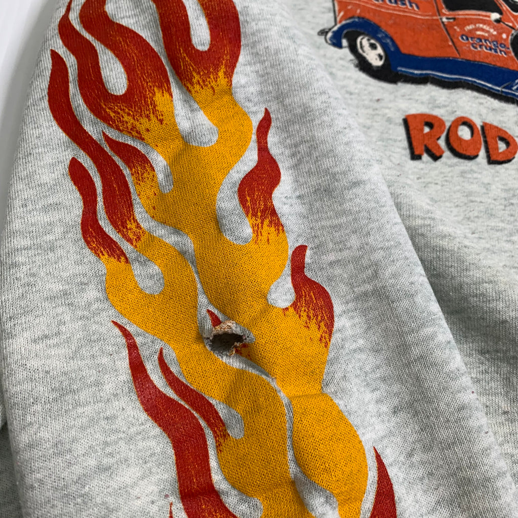 Vintage The Hood Rod Run Racing Crewneck XL