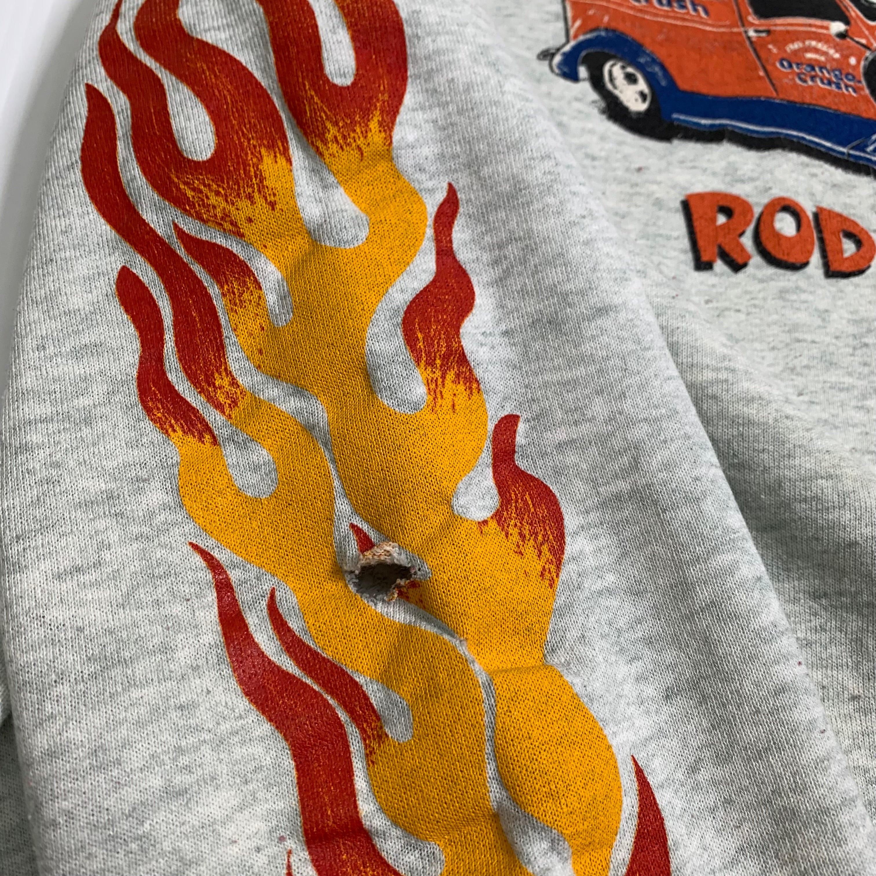Vintage The Hood Rod Run Racing Crewneck XL