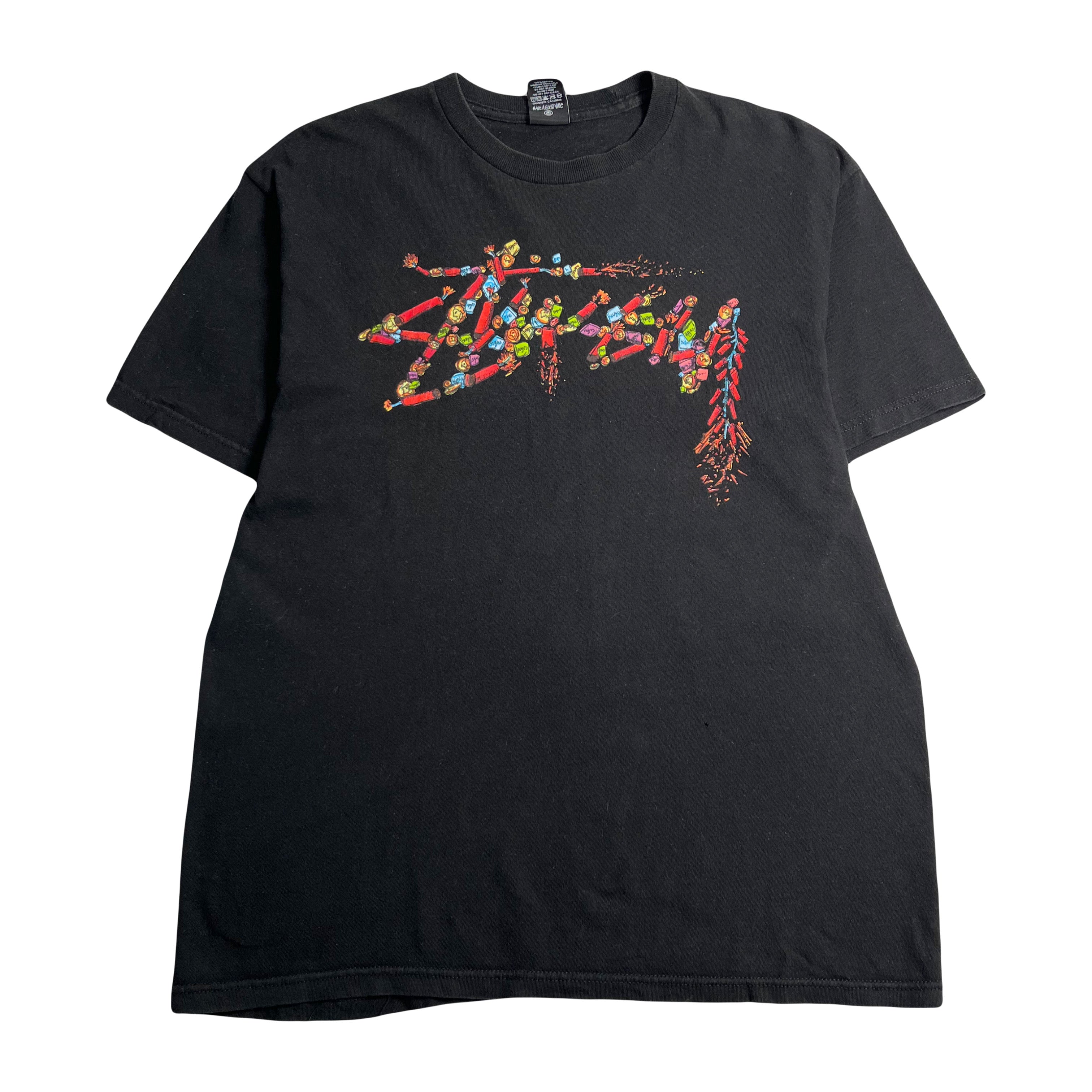 Stüssy x Clot Firecrackers Tee M