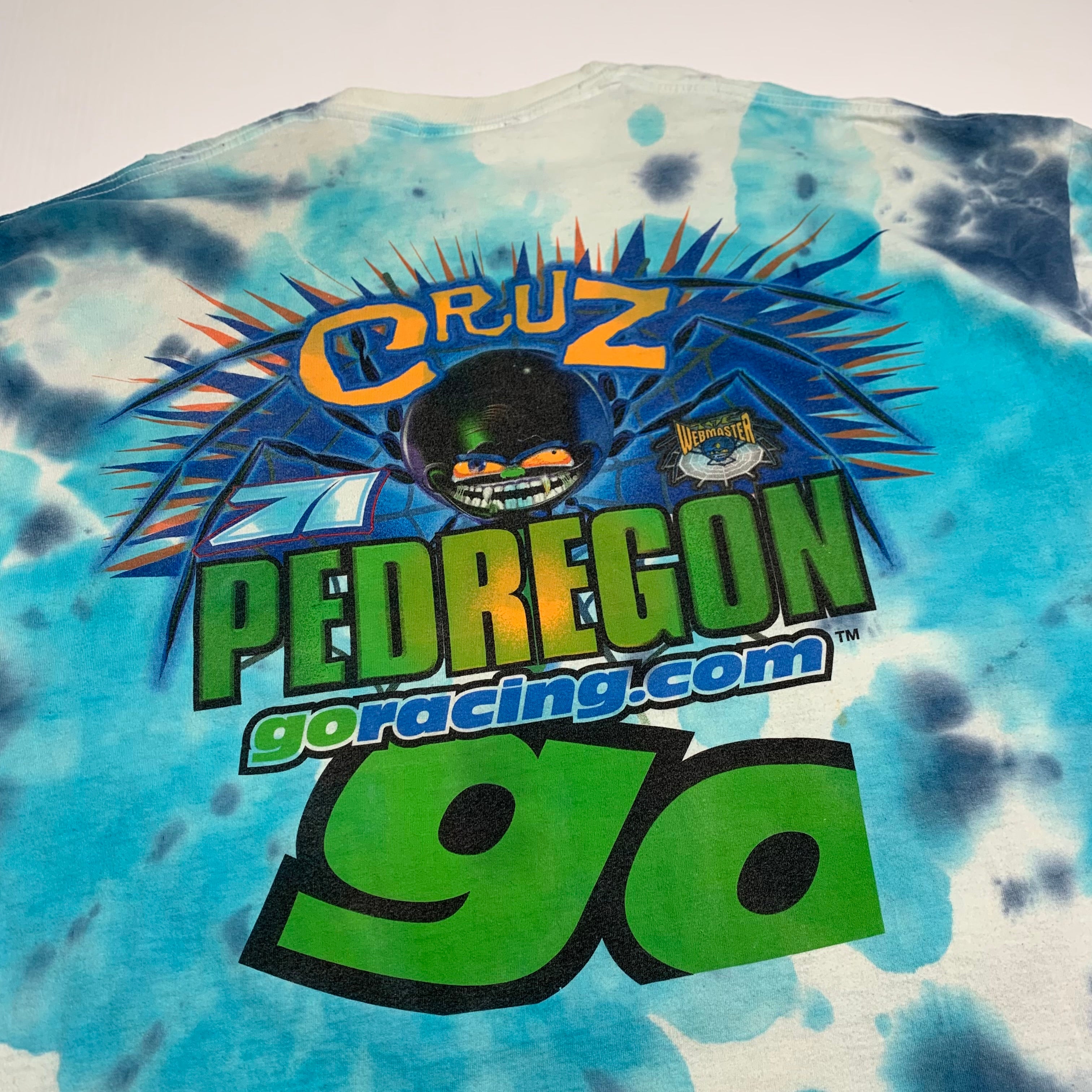 Vintage NASCAR Cruz Pendregon Tie-Dye Tee XXL