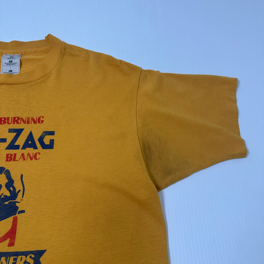 Vintage Zig-Zag Free Burning Graphic Tee L
