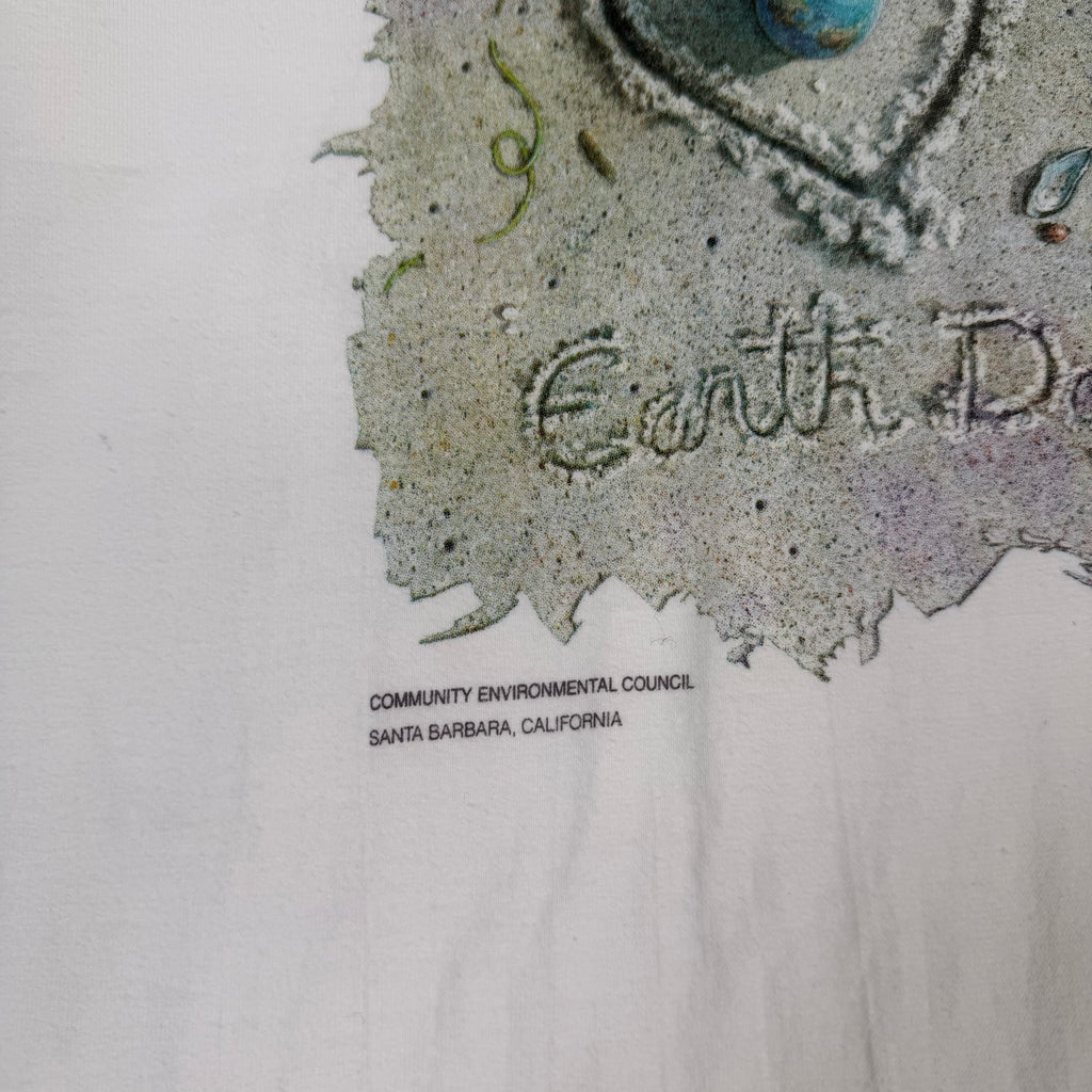 Vintage Earth Day Organic Cotton Tee M
