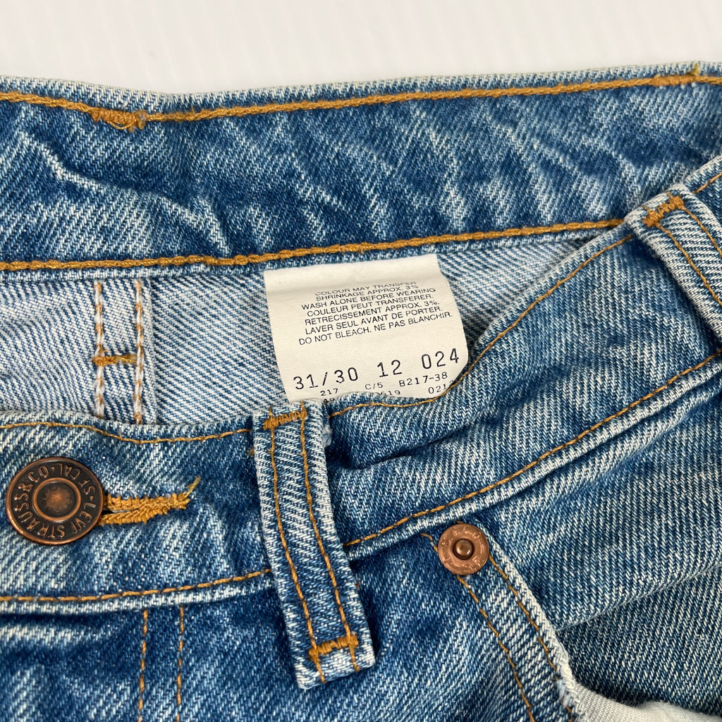 Rework Vintage Levi's x Nike USA Baggy Denim Shorts